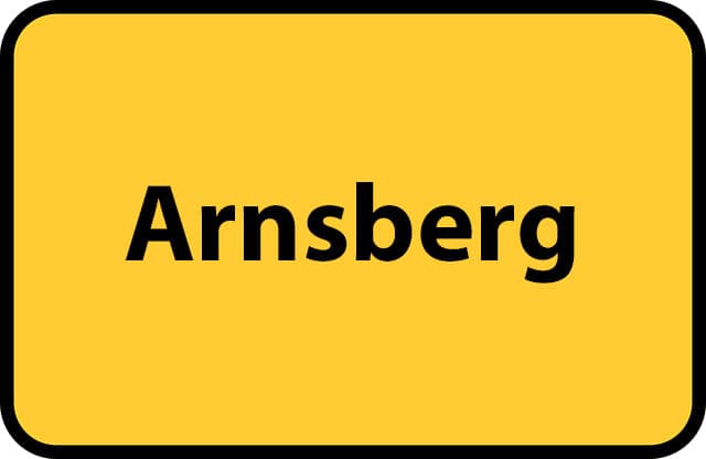 Arnsberg Ortsschild