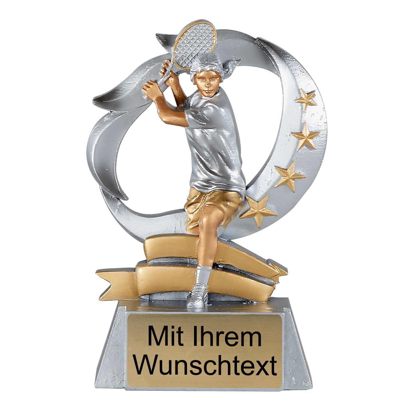 Produktbild von Trophäe Tennisspielerin FS61412 silber