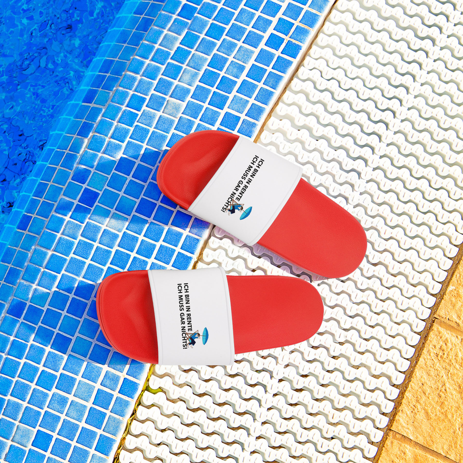 Produktbild 5 von Badelatschen "Ich bin in Rente! Ich muss gar nichts!"