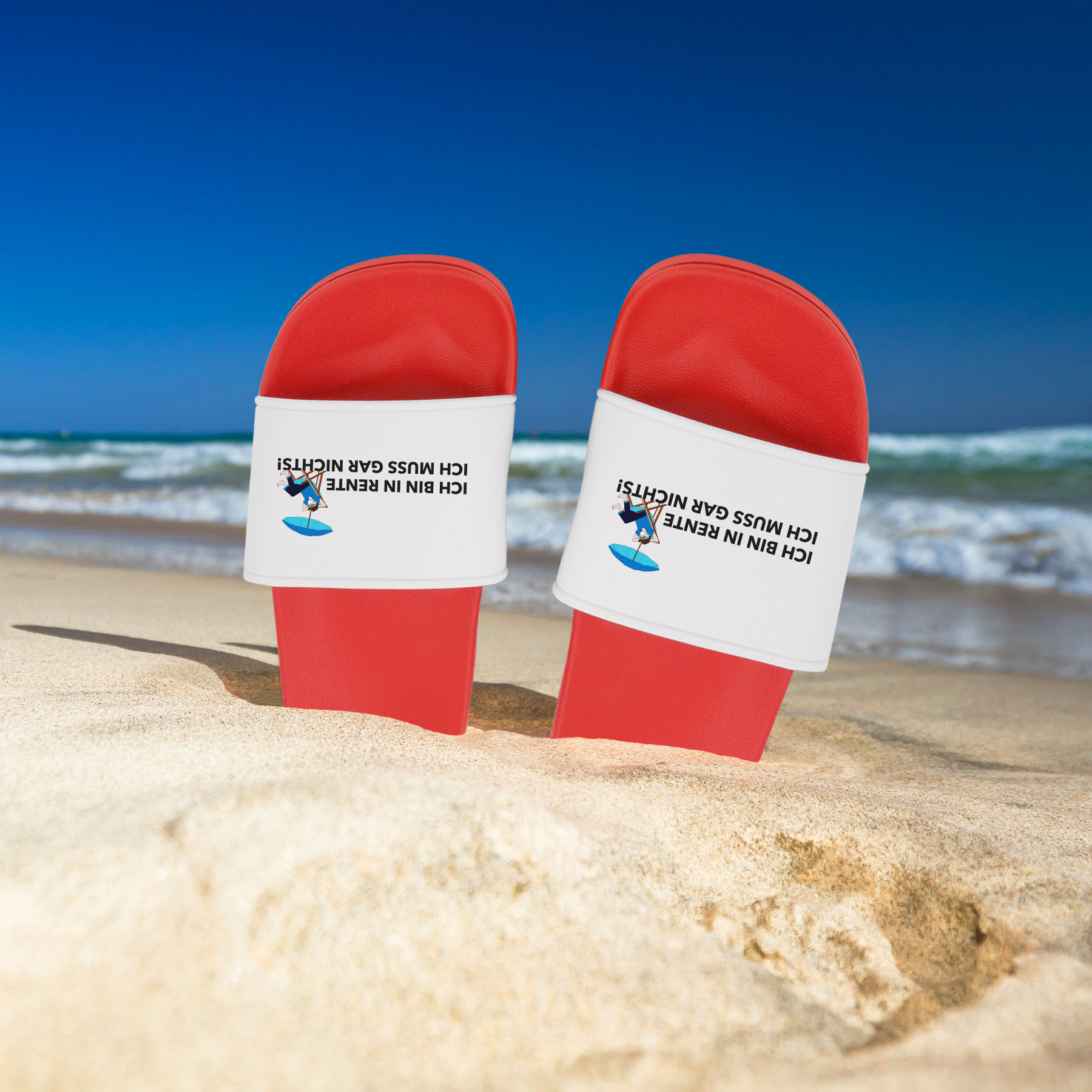 Produktbild 6 von Badelatschen "Ich bin in Rente! Ich muss gar nichts!"