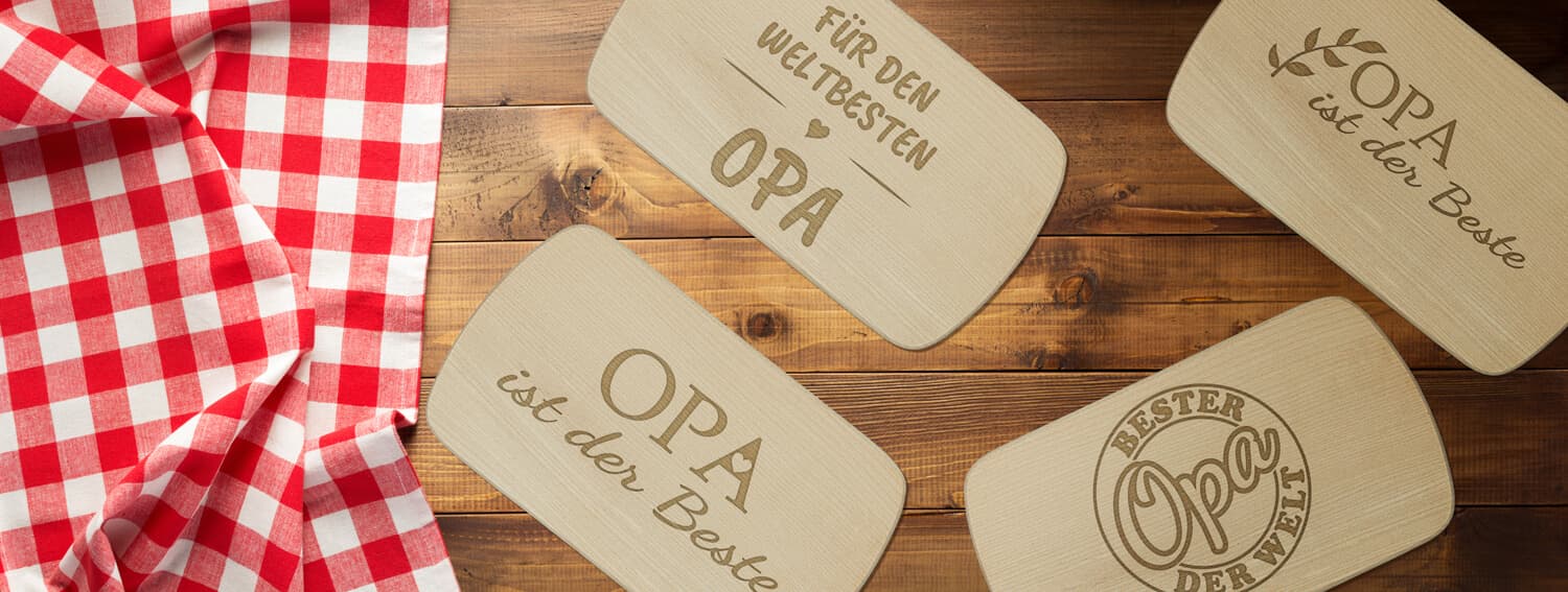 Produktbild 6 von Frühstücksbrettchen "Bester Opa" mit verschiedenen Motiven