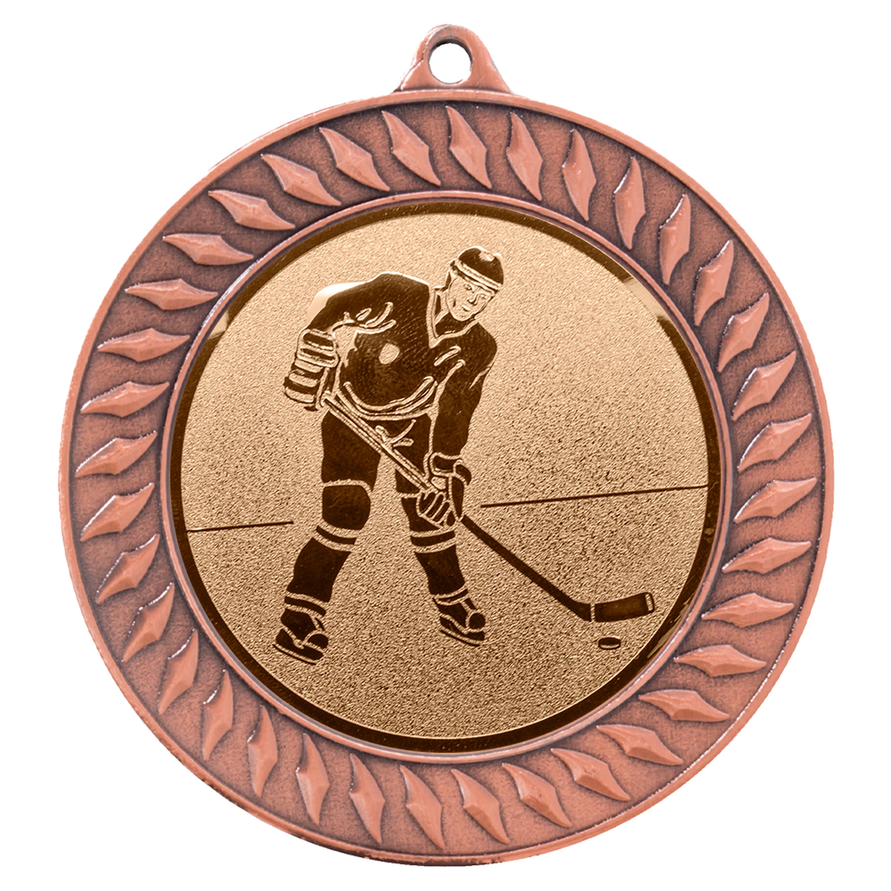 Produktbild von Eishockeymedaille "Orchideen" Ø 70 mm inkl. Kordel