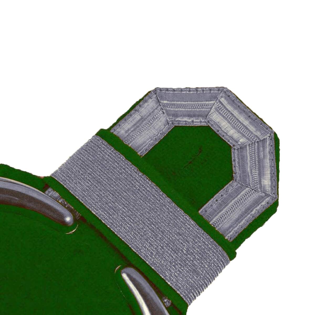 Produktbild 2 von Tressenspangen (ein Paar) silber für Epauletten