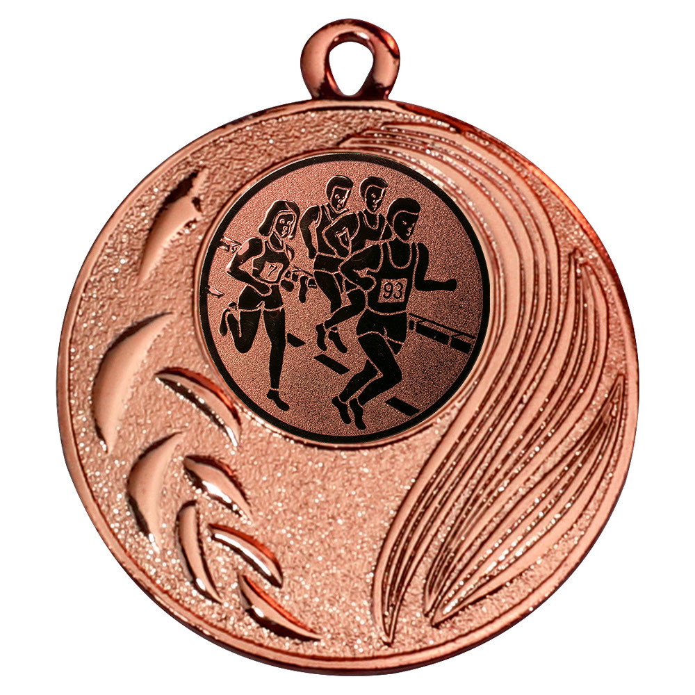 Produktbild von Laufsport-Medaille "Freesien" Ø 50 mm inkl. Kordel