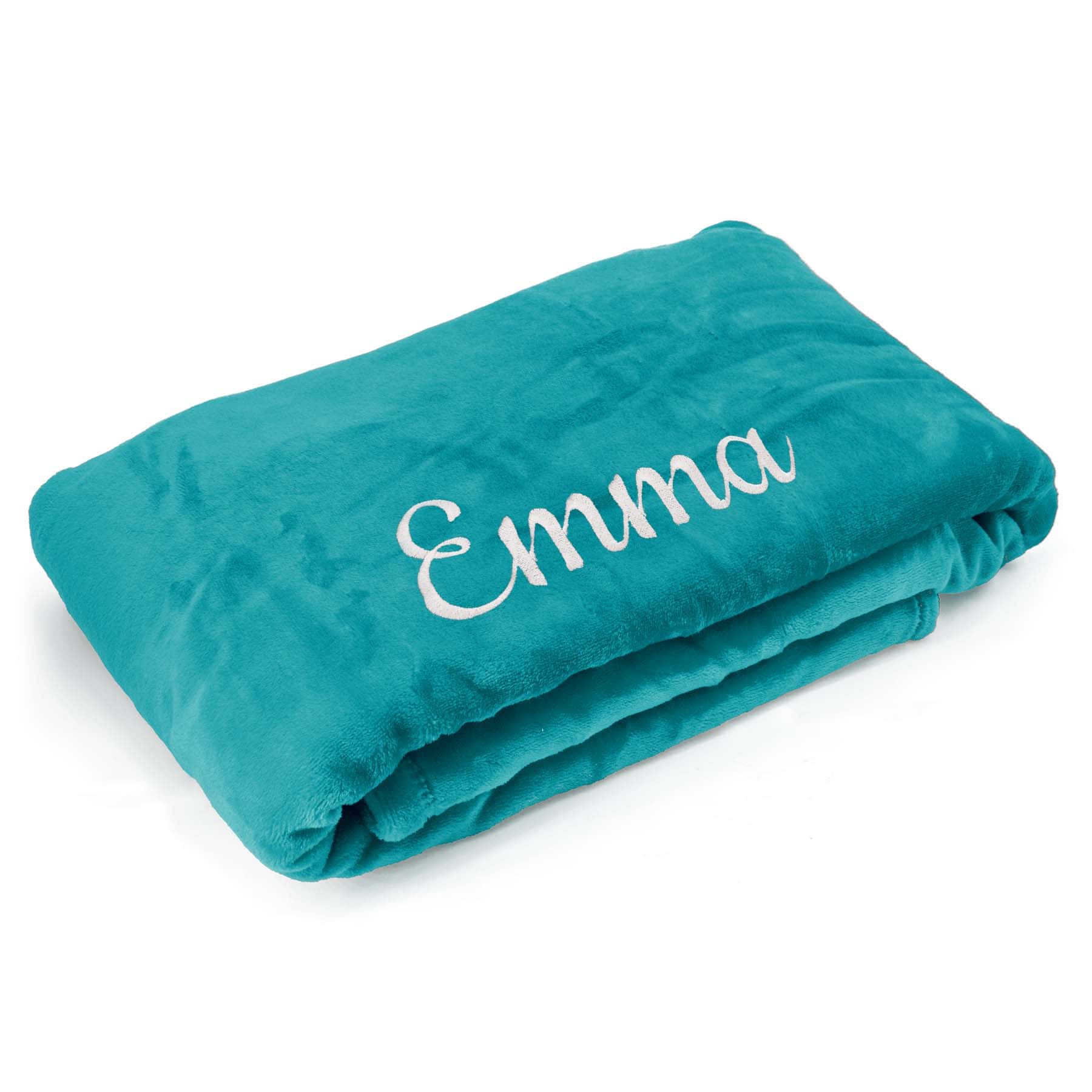 Kuscheldecke mit Name oder Wunschtext » kaufen bei