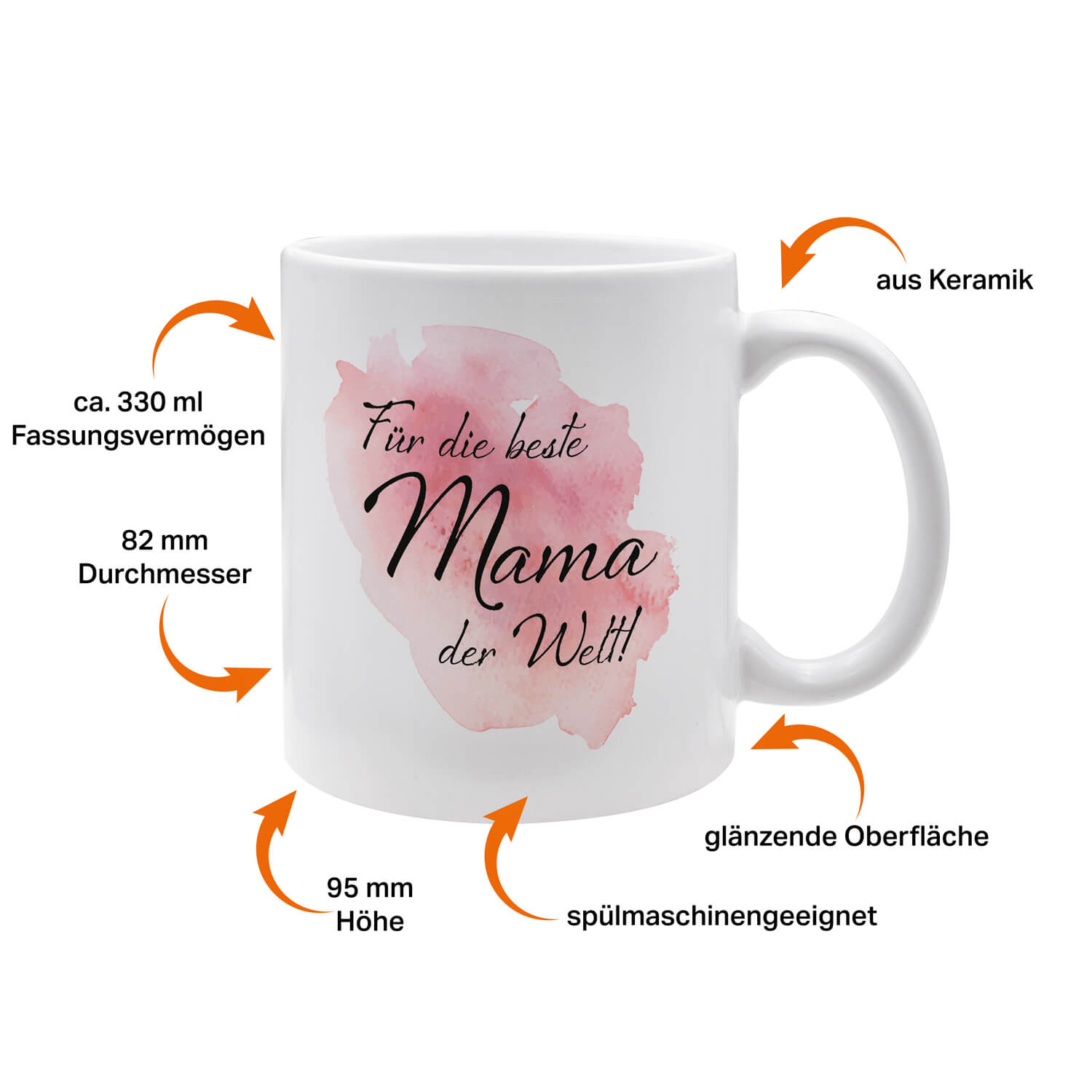 Tasse "Für die beste Mama der Welt"