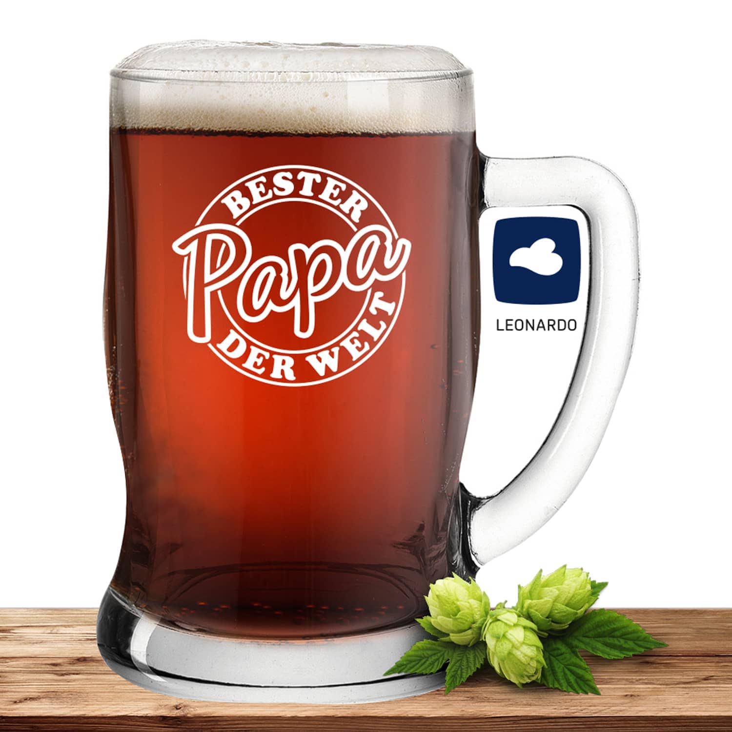 Produktbild von Leonardo Bierseidel 0,5l "Bester Papa"