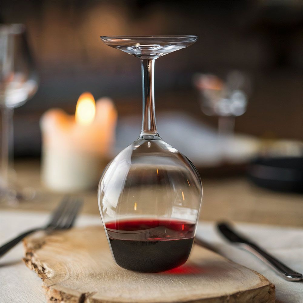 Upside Down Weinglas – Umgedrehtes Weinglas aus Glas » kaufen bei Deitert