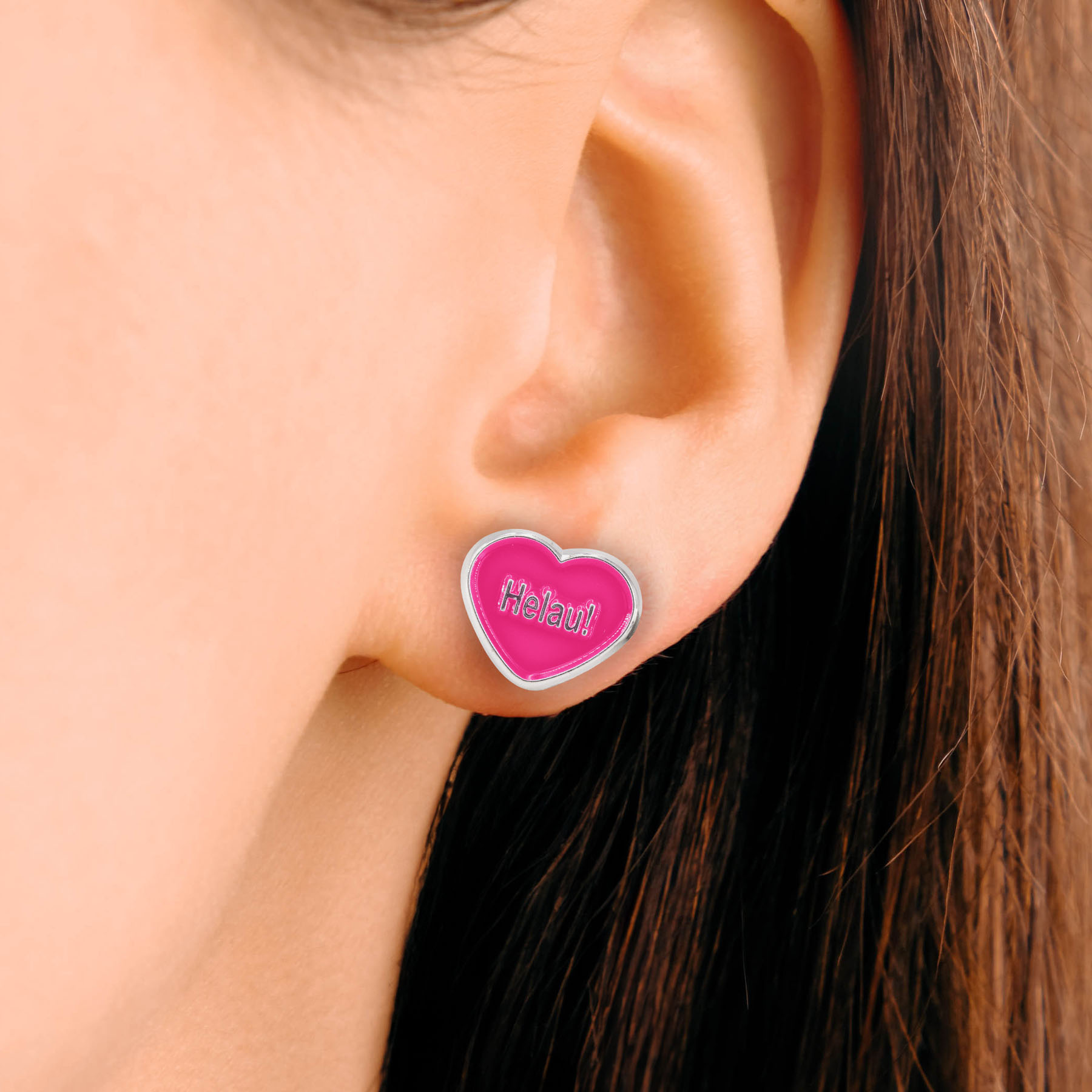 Produktbild 5 von Herz-Ohrring "Helau!"