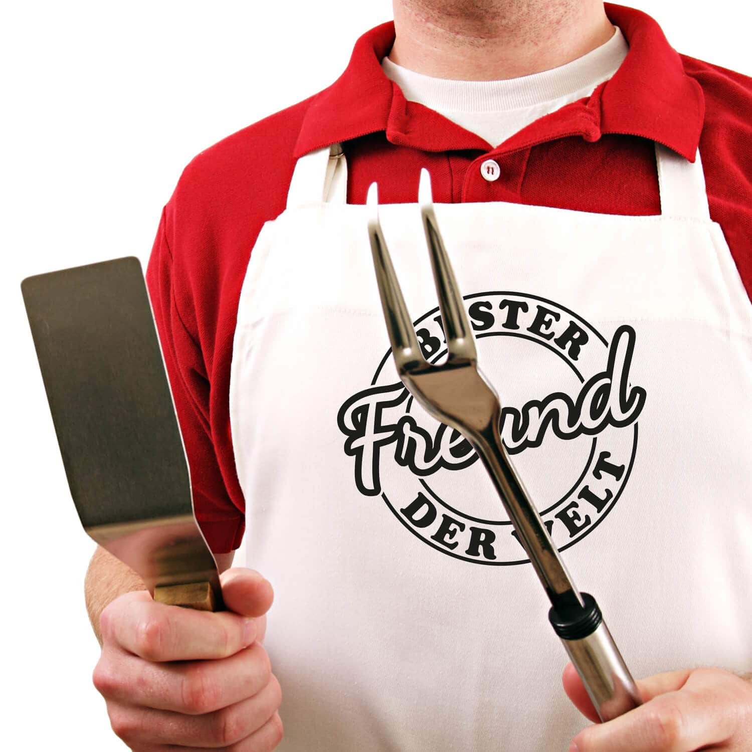 Produktbild 2 von Grillschürze Kochschürze "Bester Freund" Siegel