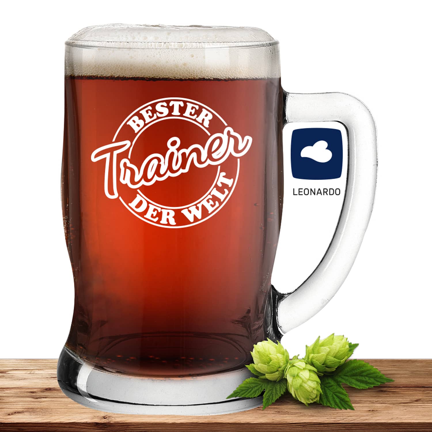 Hauptproduktbild von Leonardo Bierseidel 0,5l Taverna "Bester Trainer"