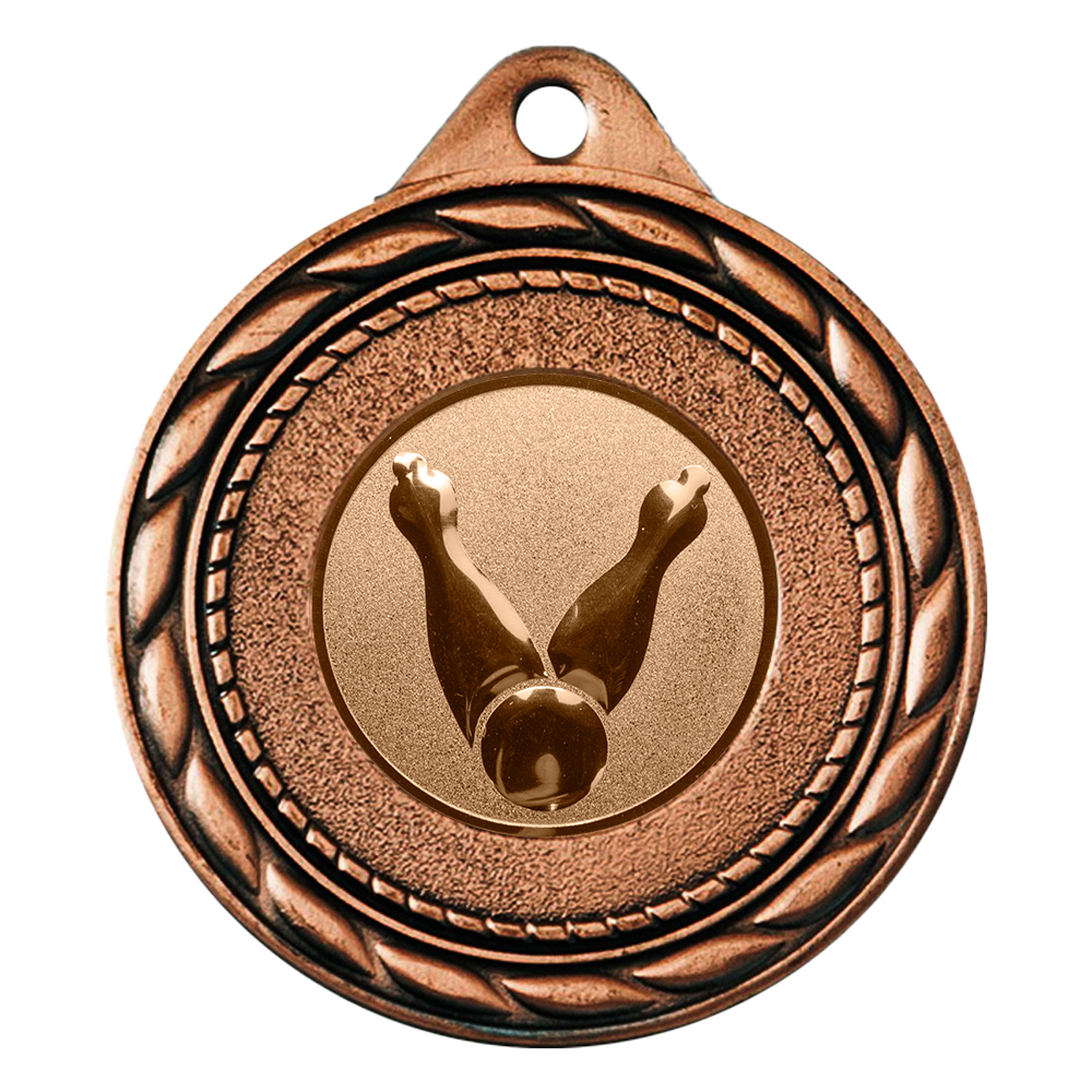 Produktbild von Bowling-Medaille "Protea" Ø 50 mm inkl. Kordel