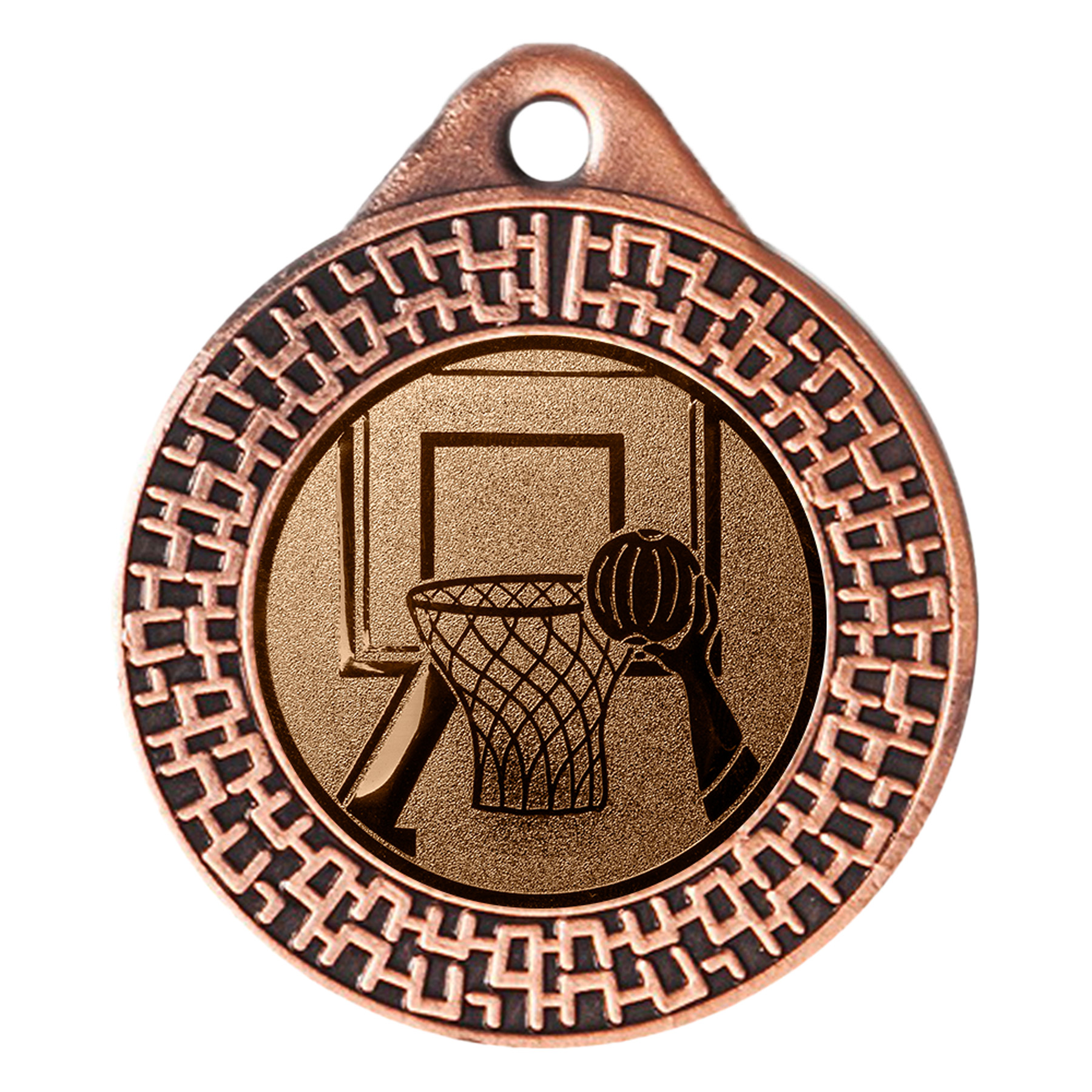 Produktbild von Basketball-Medaille "Christrosen" Ø 40 mm inkl. Kordel