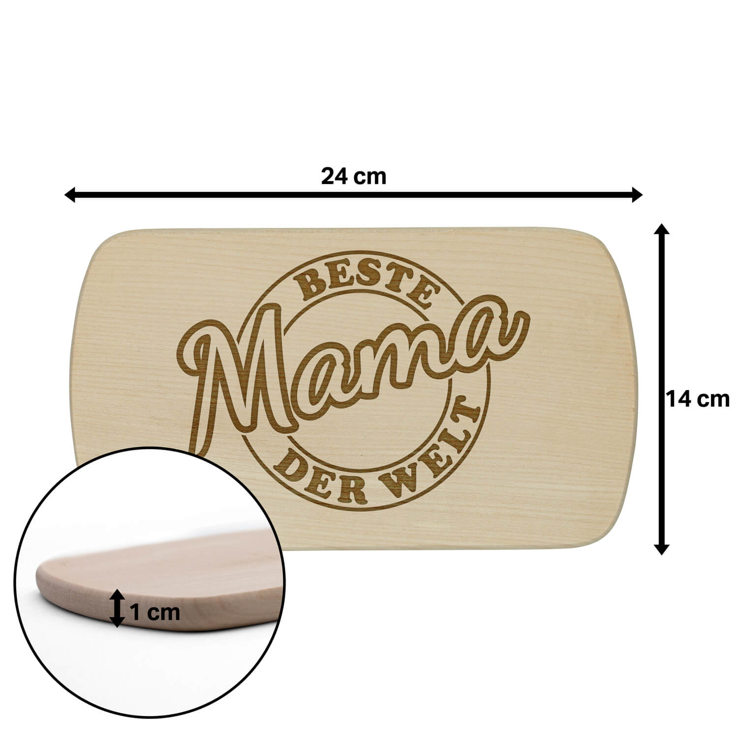 Produktbild 10 von Frühstücksbrettchen "Beste Mama" mit verschiedenen Motiven