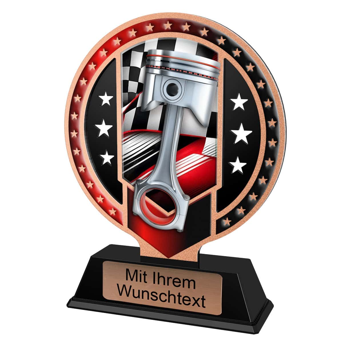 Produktbild von Metalltrophäe Motorsport 3er Serie SAM08