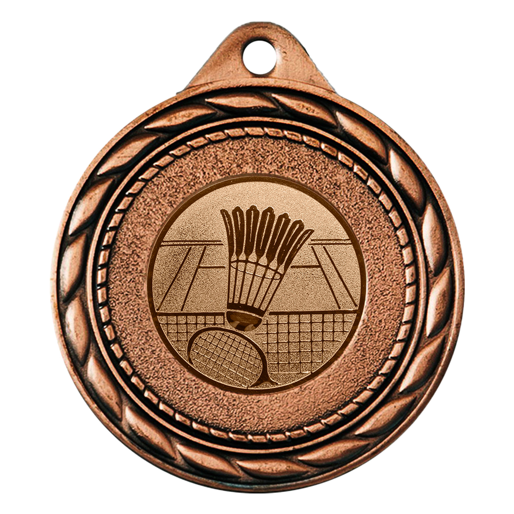 Produktbild von Badminton-Medaille "Protea" Ø 50 mm inkl. Kordel