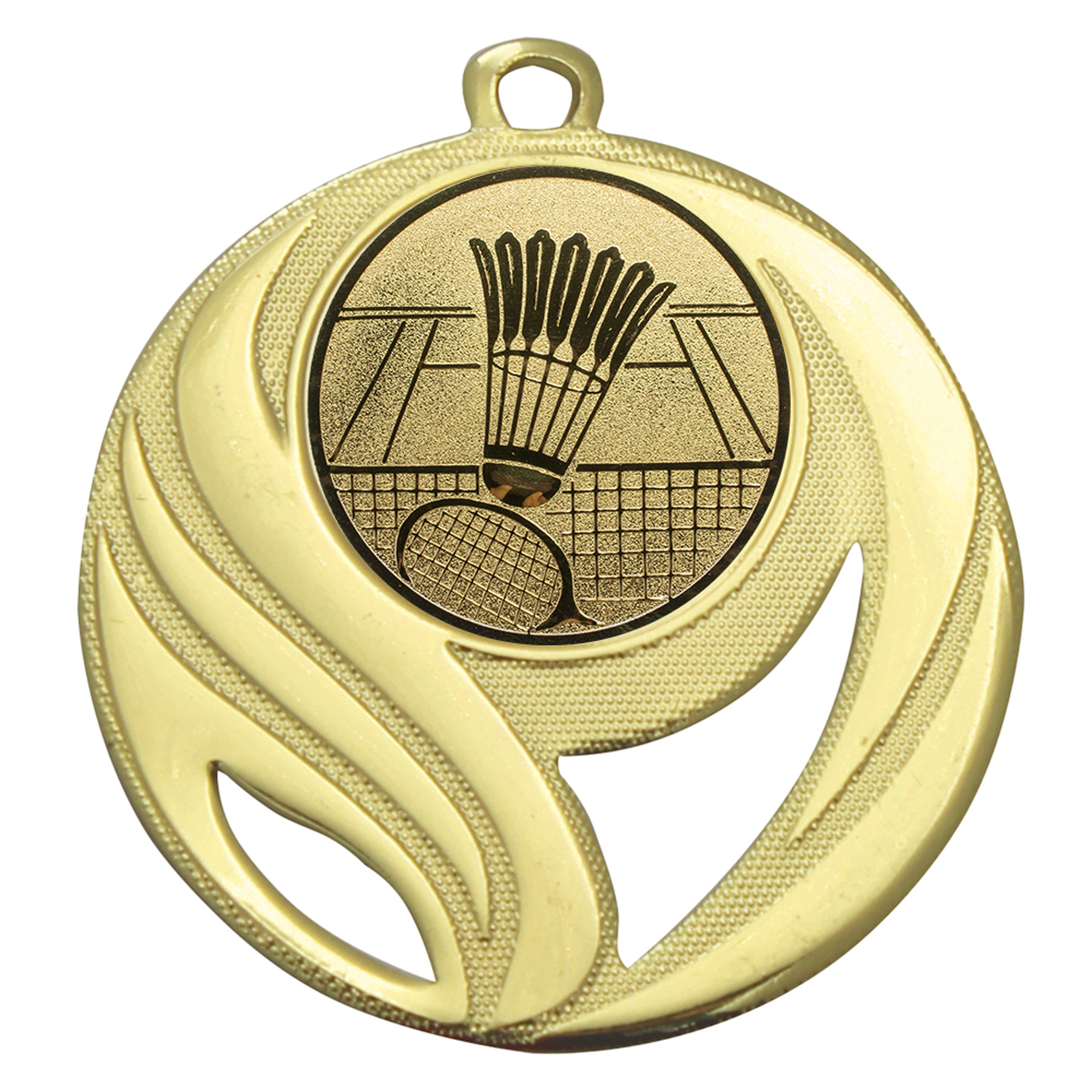 Produktbild von Badminton-Medaille "Araujia" Ø 50 mm inkl. Kordel
