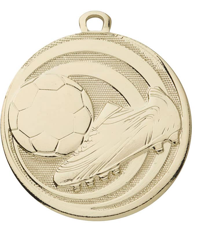 Produktbild von Fußballmedaille "Schuss" Ø 45 mm inkl. Kordel