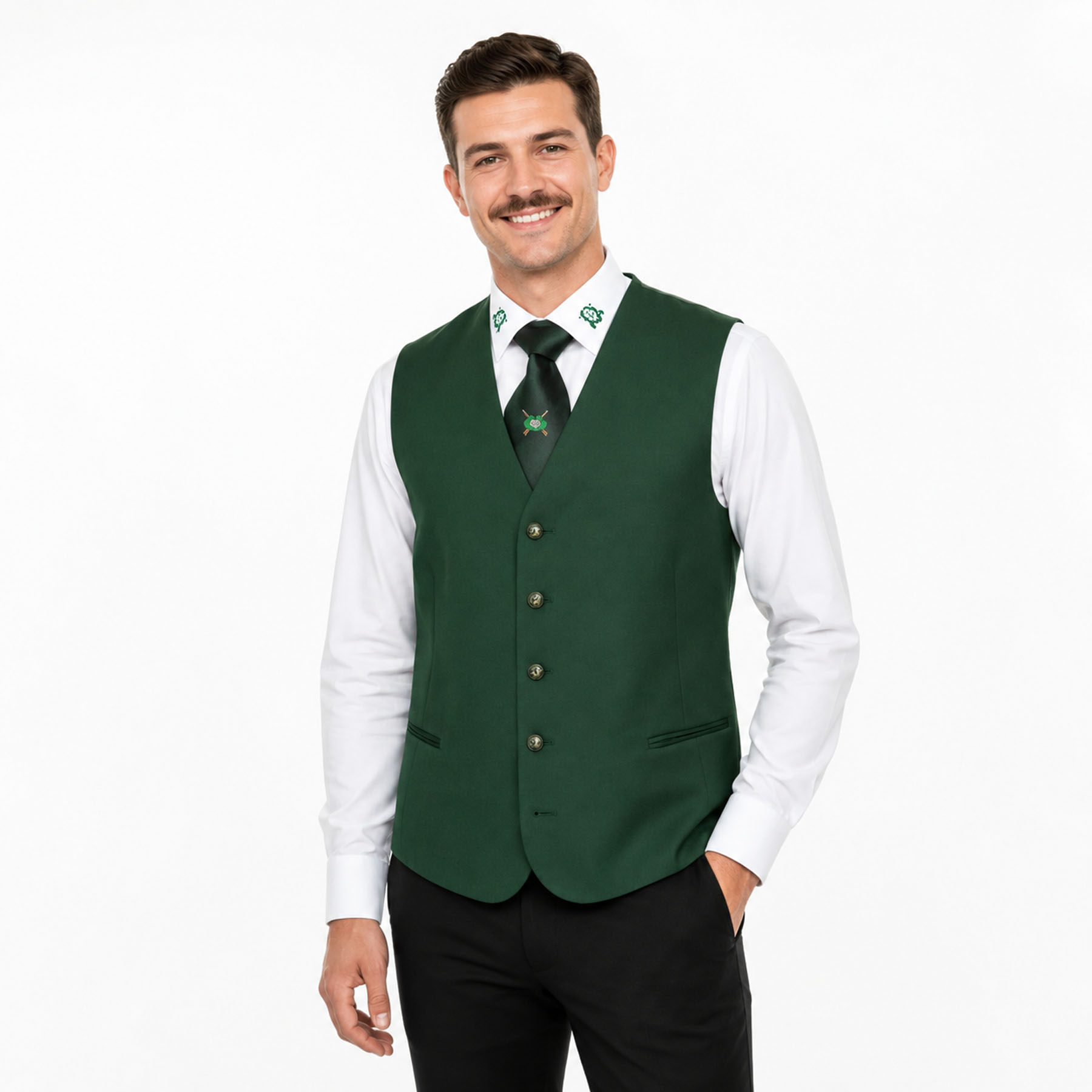 Produktbild von Schützenweste "Viktor" dunkelgrün