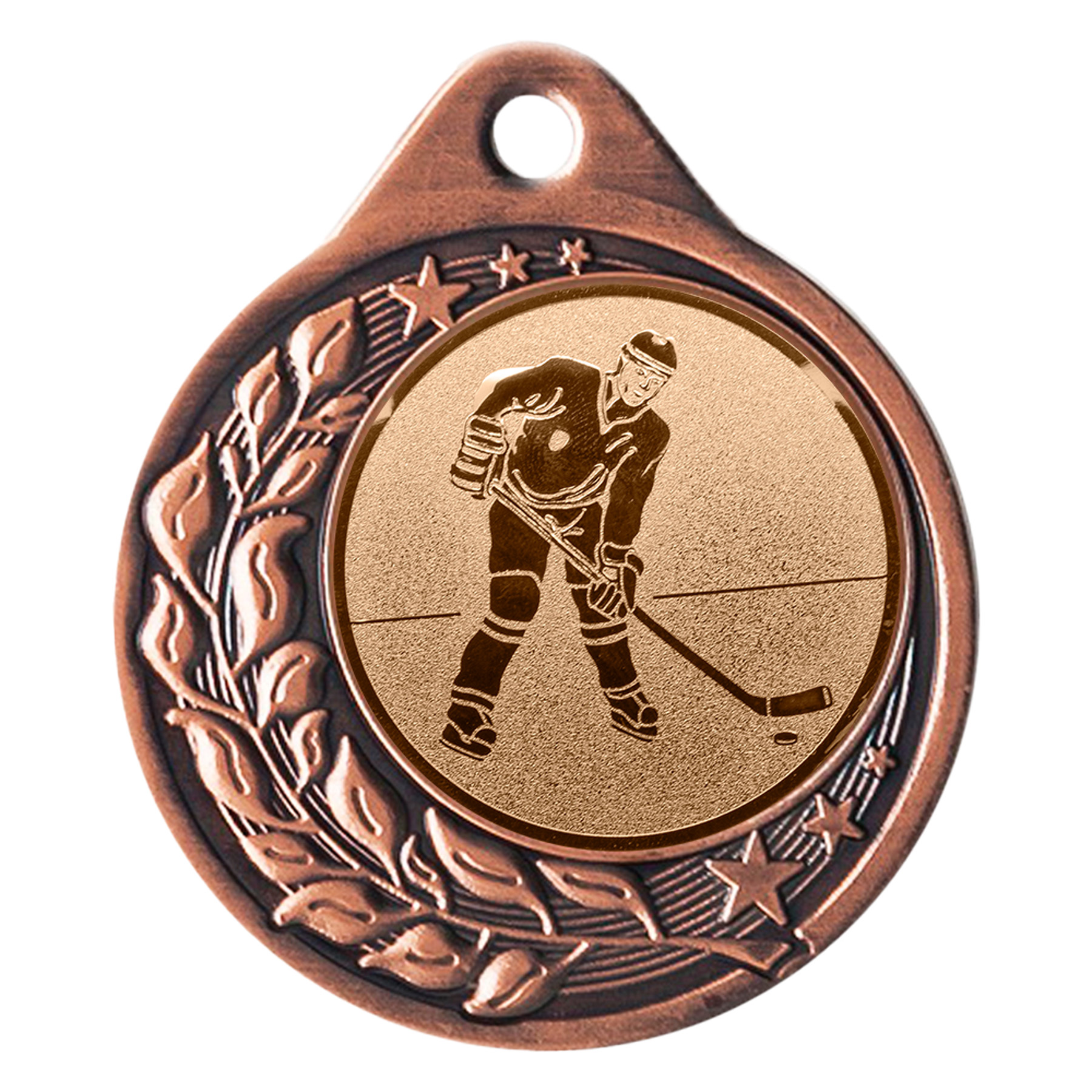 Produktbild von Eishockey-Medaille "Anemonen" Ø 40 mm inkl. Kordel