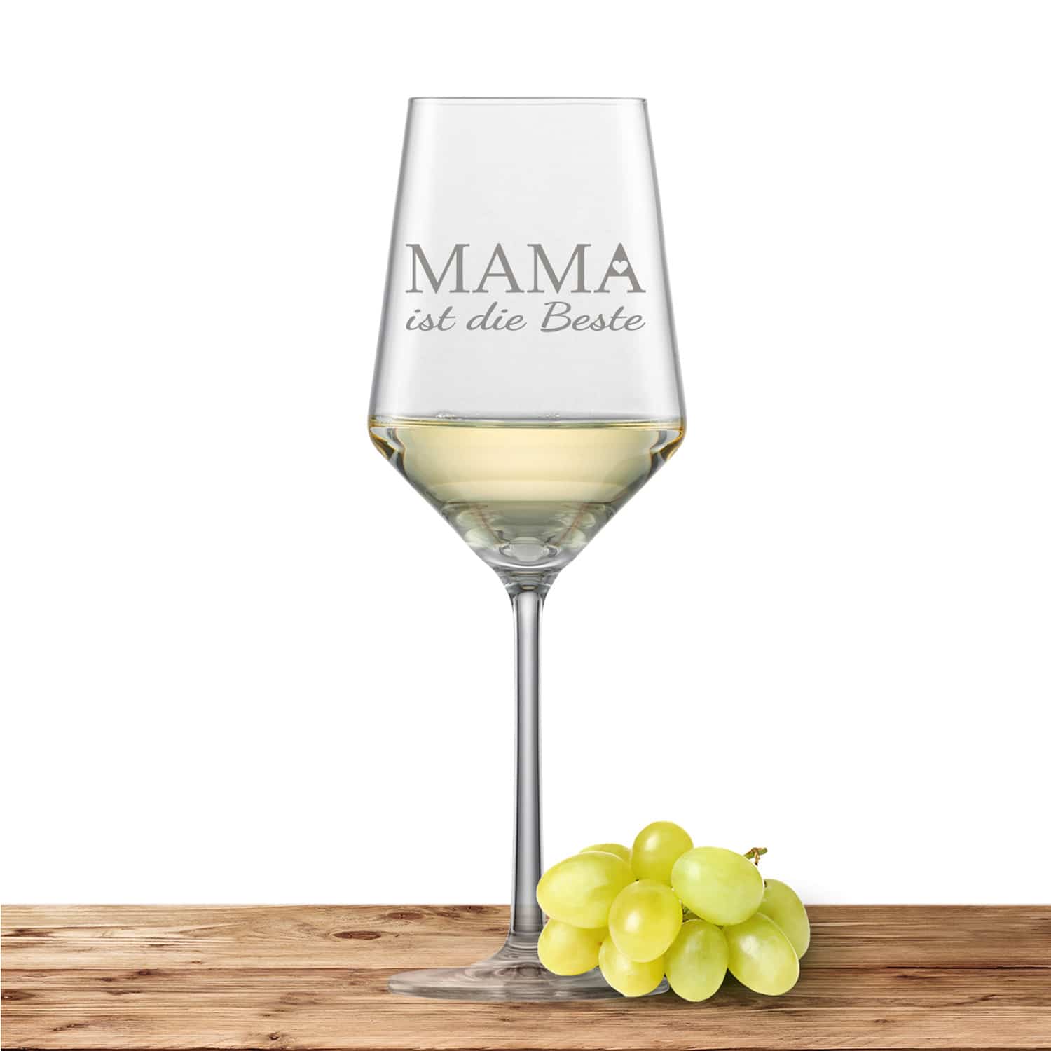 Schott Zwiesel Sauvignon Weißweinglas PURE "Mama ist die Beste"