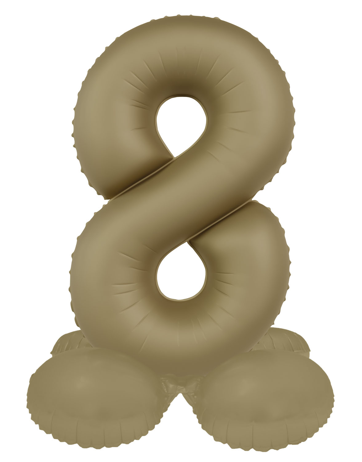 Produktbild von Stehende Zahlenluftballons Gold von 0 bis 9 - 41cm