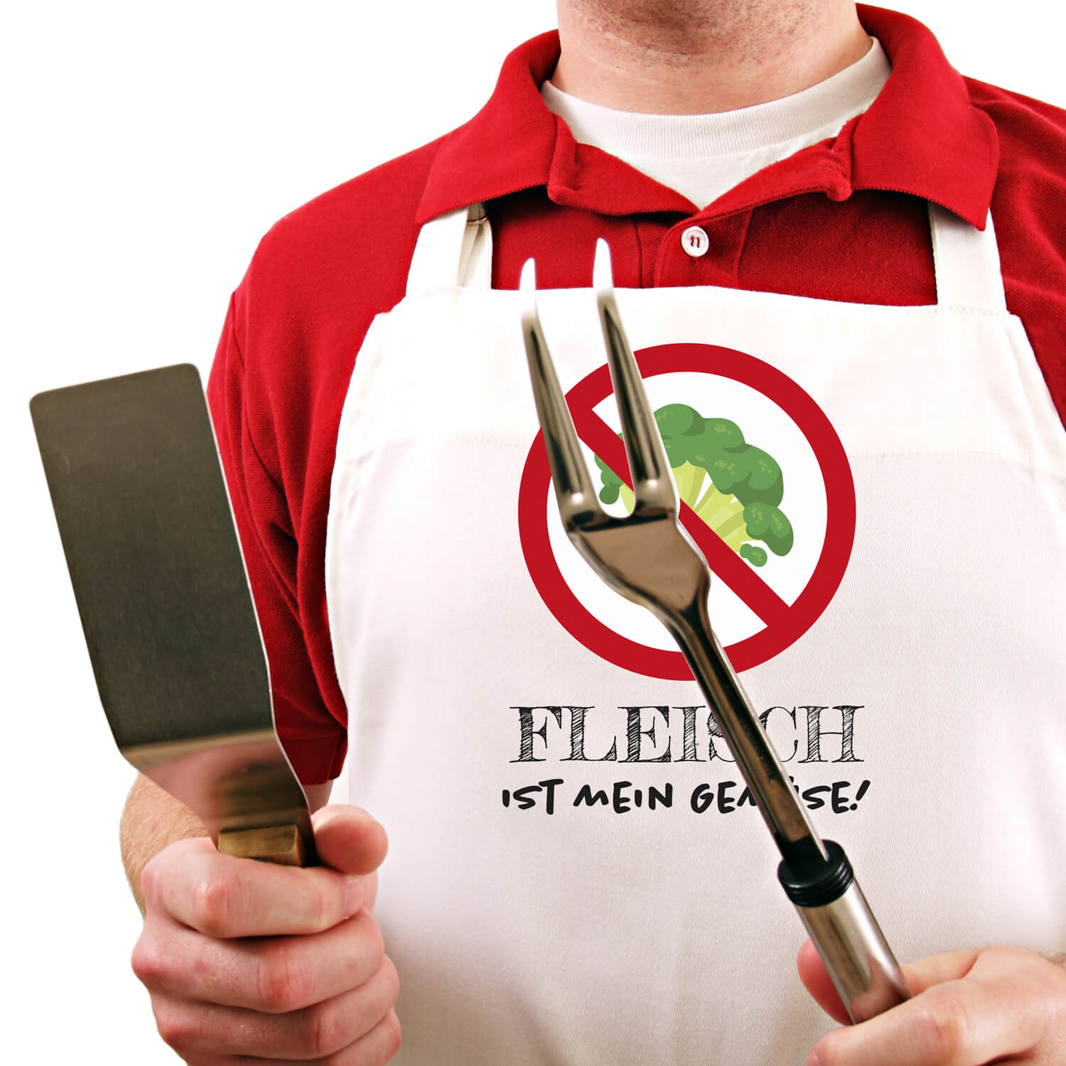 Produktbild 2 von Grillschürze Kochschürze "Fleisch ist mein Gemüse"