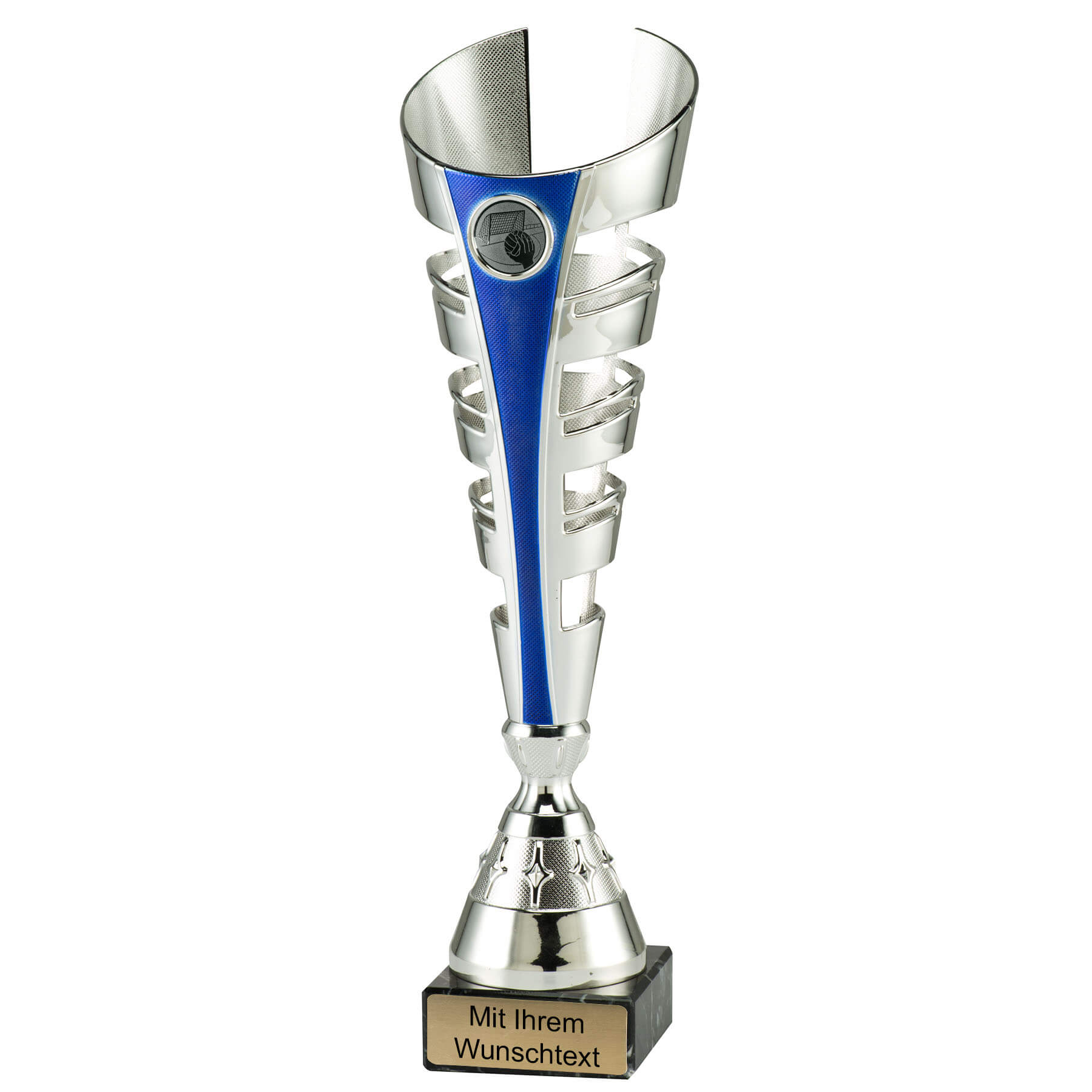 Produktbild von Handballpokale 3er Serie ET.446 silber-blau