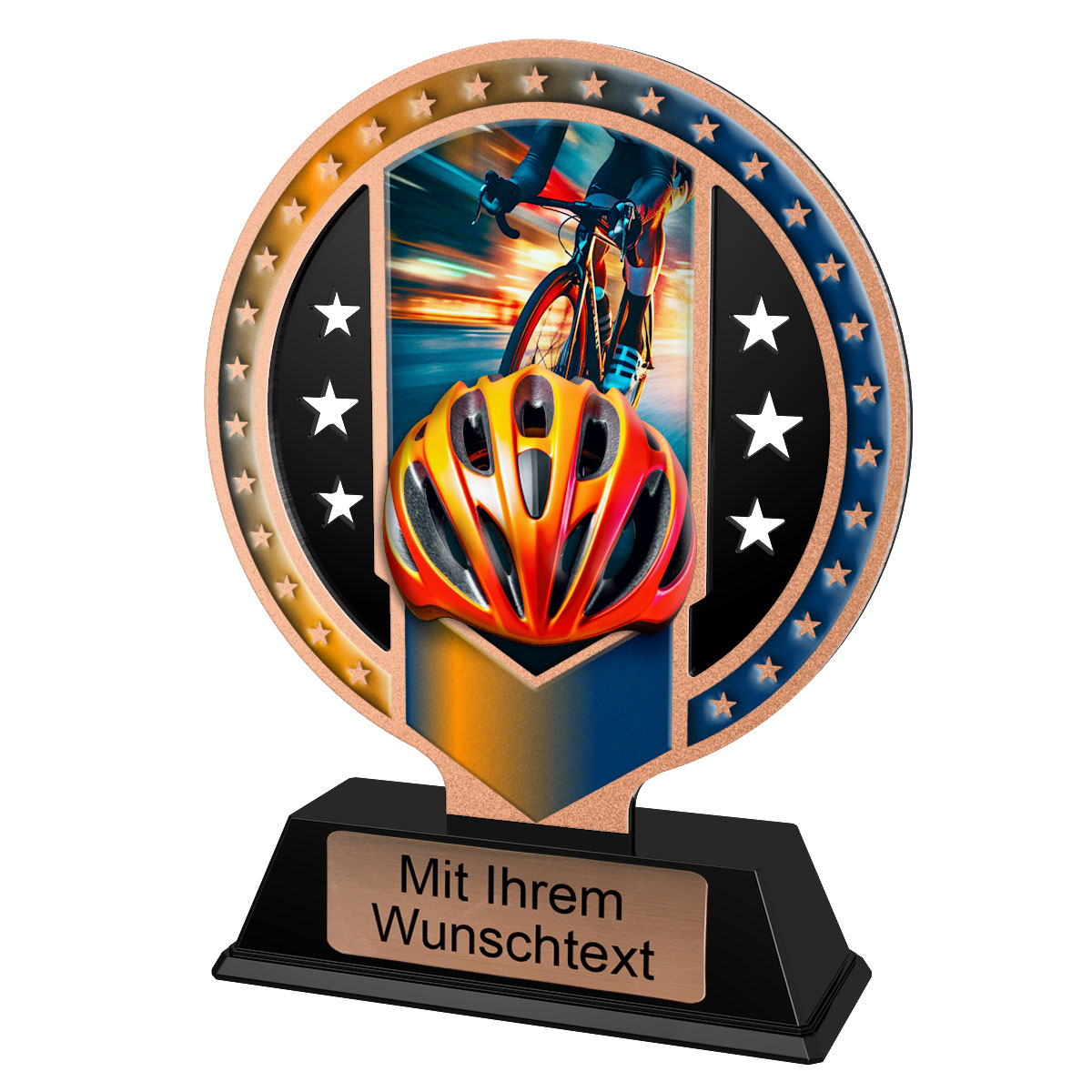 Produktbild von Metalltrophäe Radfahren 3er Serie SAM19