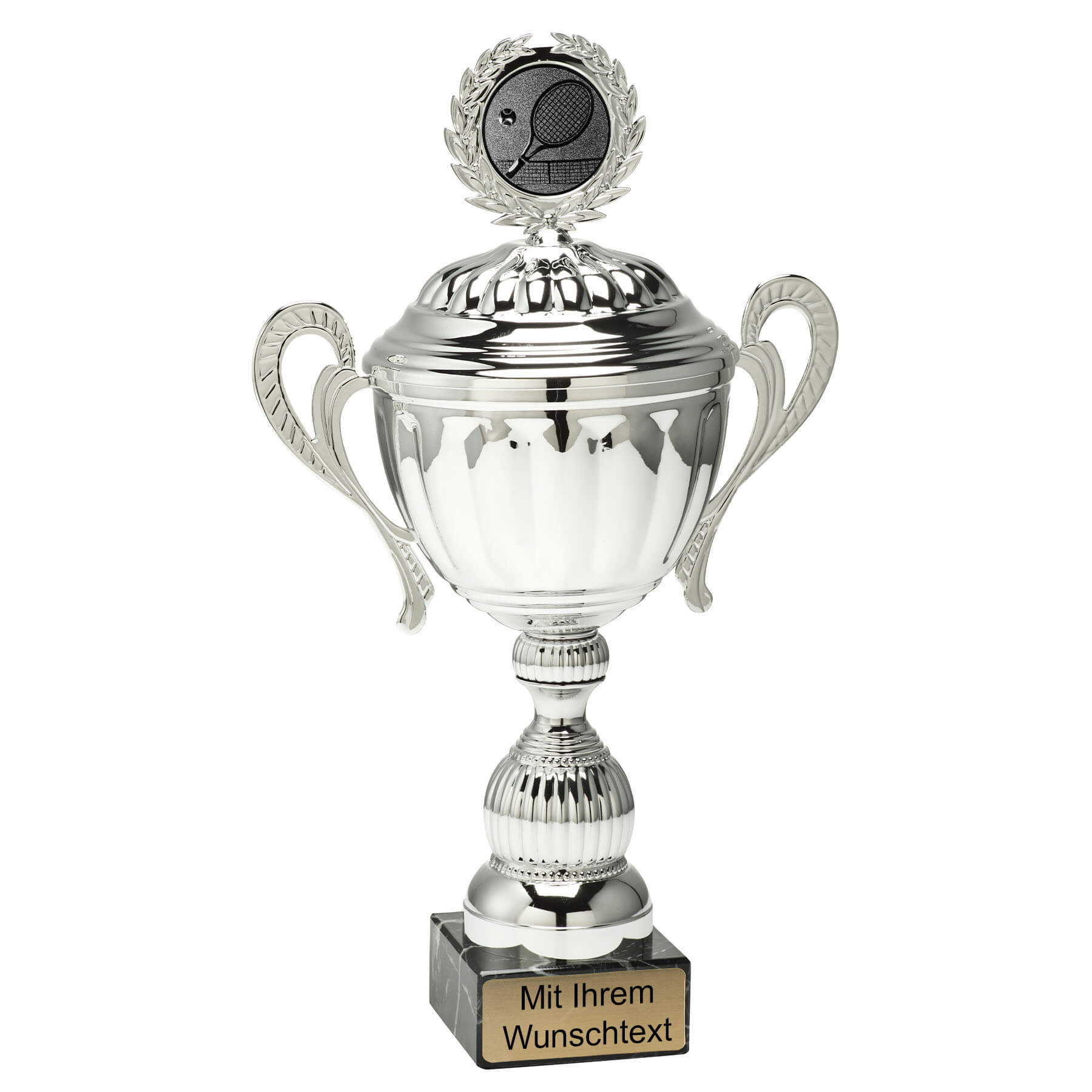 Produktbild von Tennis-Pokale 8er Serie MT.094 silber mit Deckel