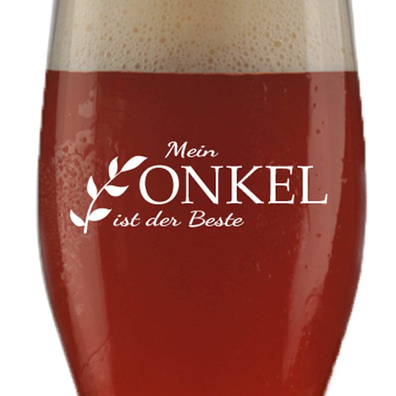 Produktbild 3 von Weizenglas 0,5l "Bester Onkel" mit Geschenkverpackung