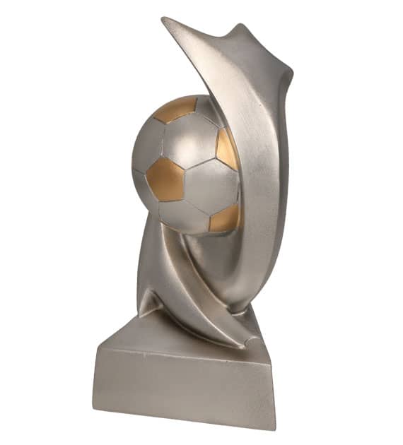 Produktbild 3 von SALE: Fußballpokale 3er Serie TRY-RP110 silber gold