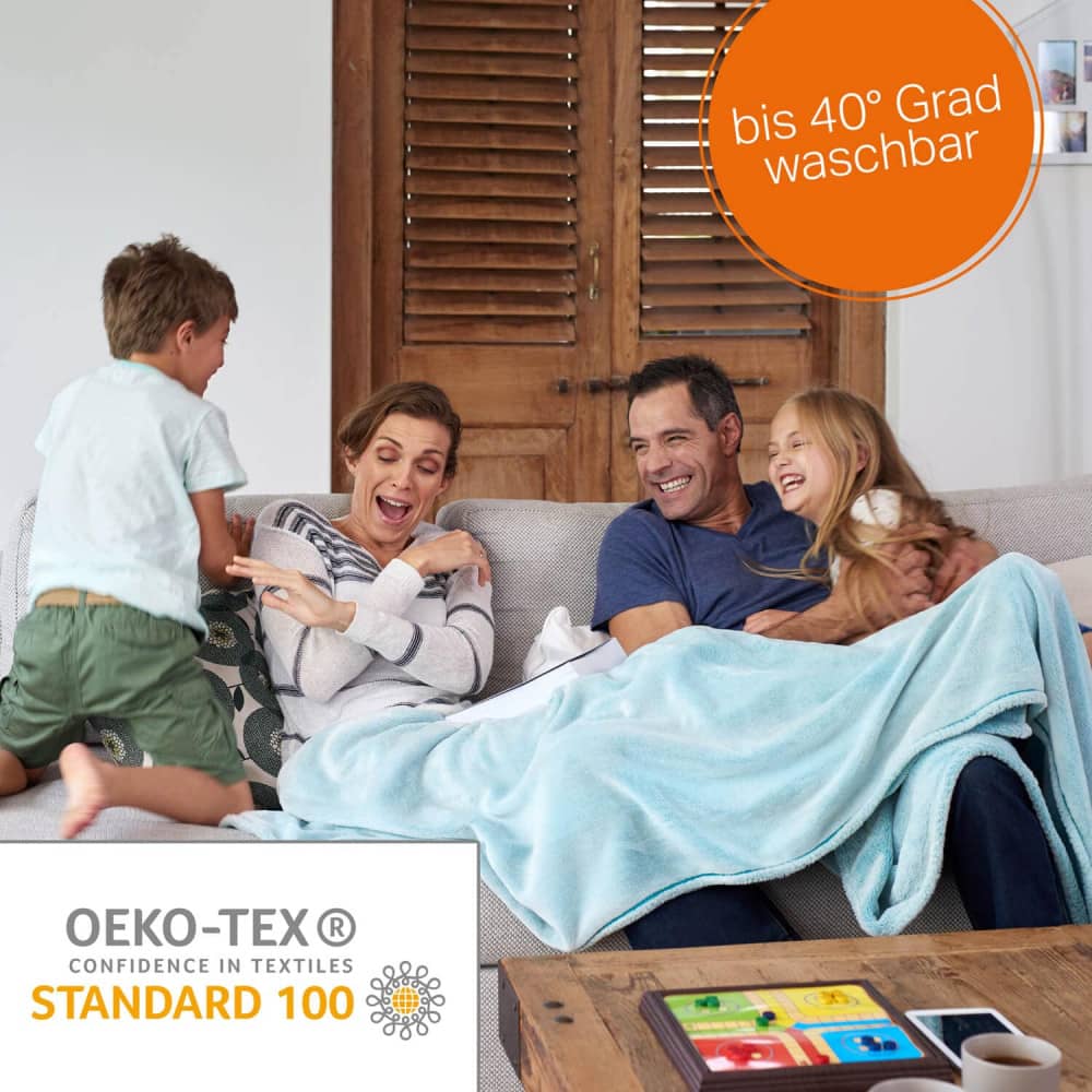 Produktbild 25 von Kuscheldecke "Ich liebe Dich" in verschiedenen Farben für Valentinstag