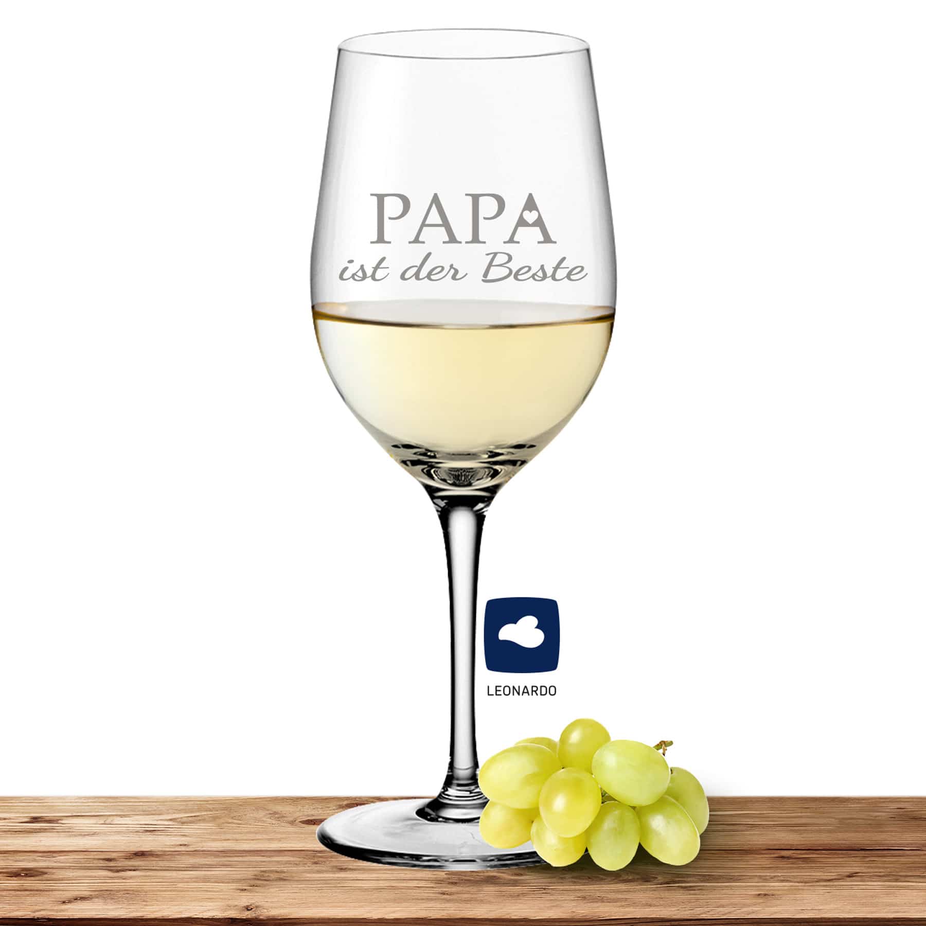 Leonardo Weißweinglas 300ml Ciao+ "Papa ist der Beste"