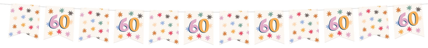 Produktbild von Wimpelkette - 60. Geburtstag - 6 Meter