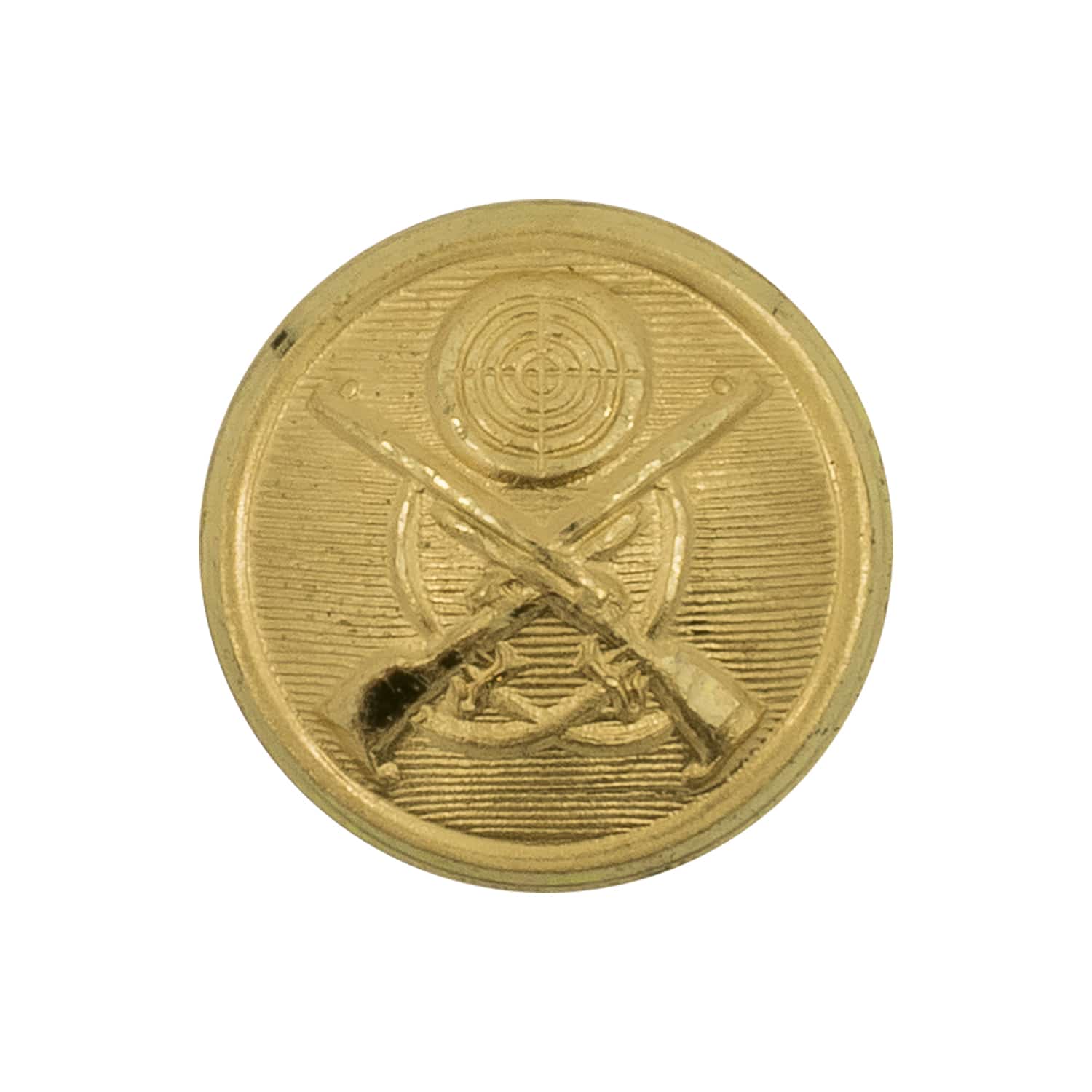 Hauptproduktbild von Schützenknopf 17mm, gekreuzte Gewehre