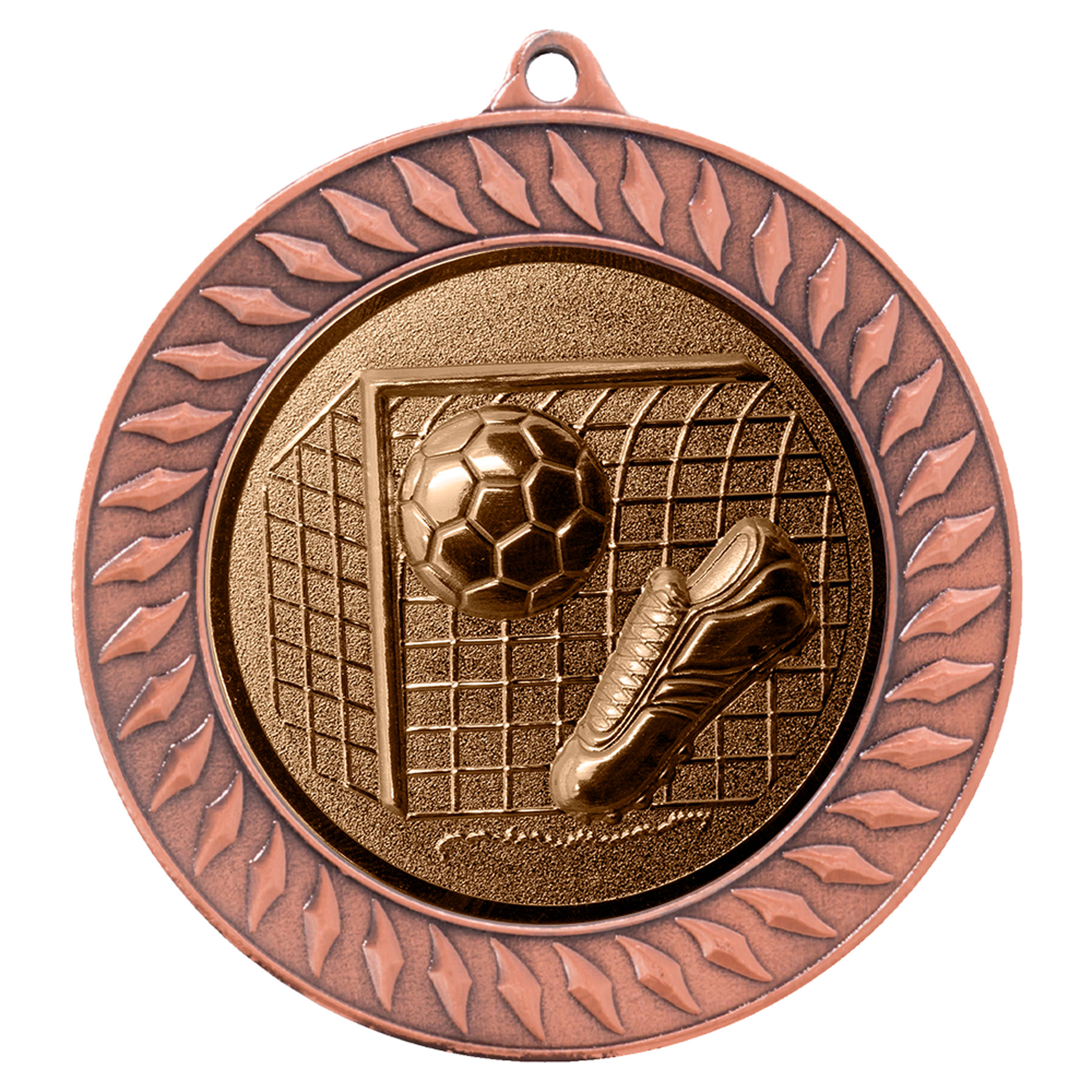 Produktbild von Fußballmedaille "Orchideen" Ø 70 mm inkl. Kordel