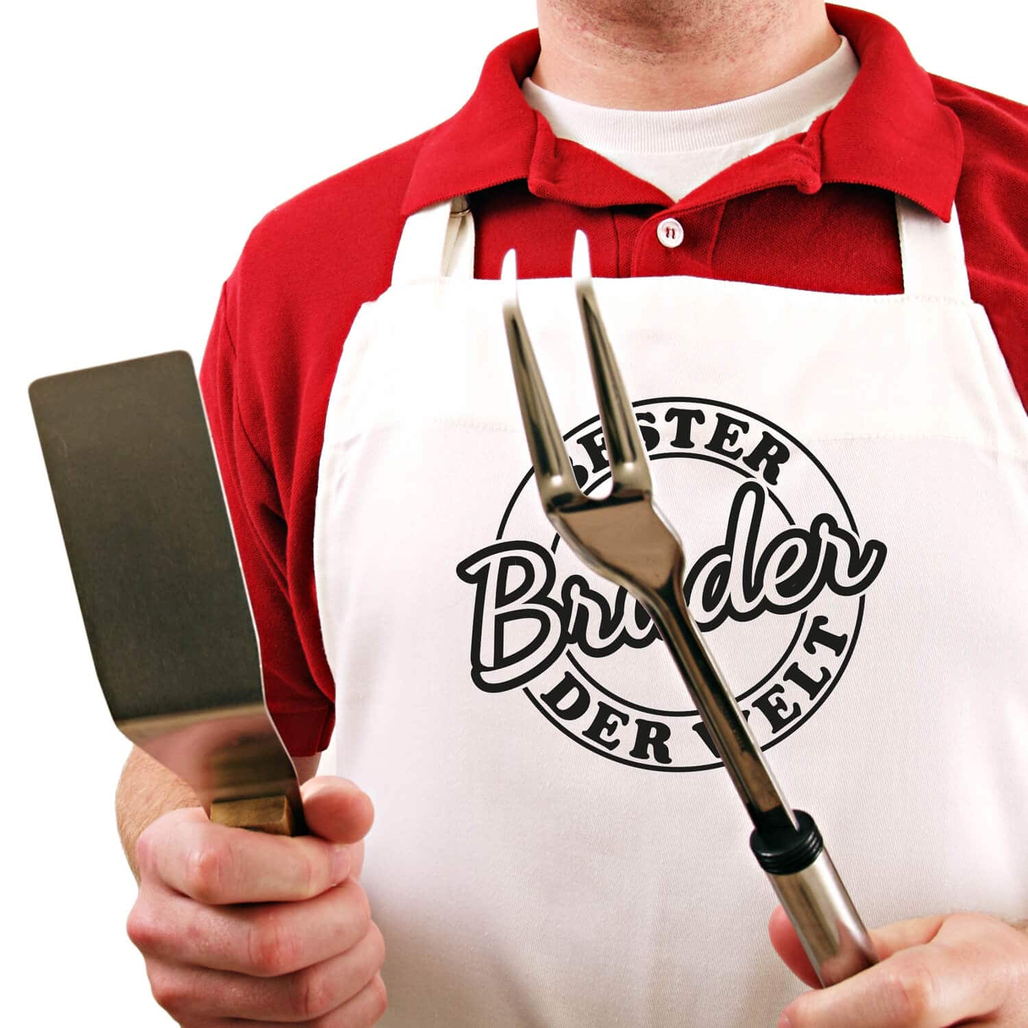 Produktbild 2 von Grillschürze Kochschürze "Bester Bruder" Siegel