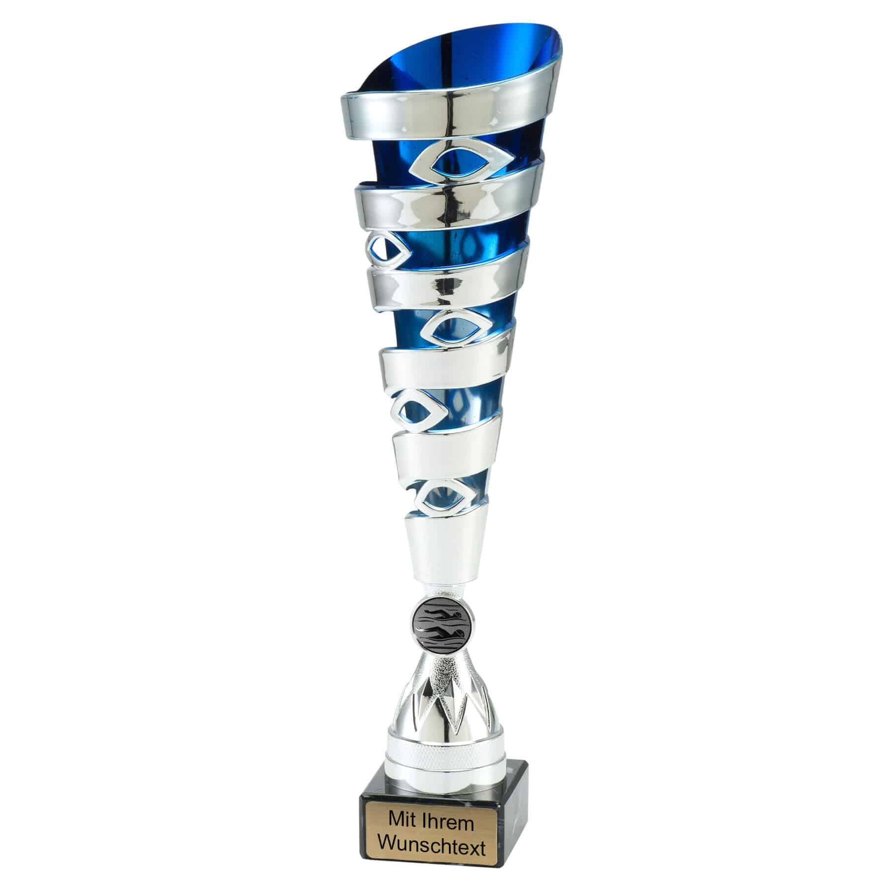 Produktbild von Schwimm-Pokale 3er Serie ET.416 silber-blau