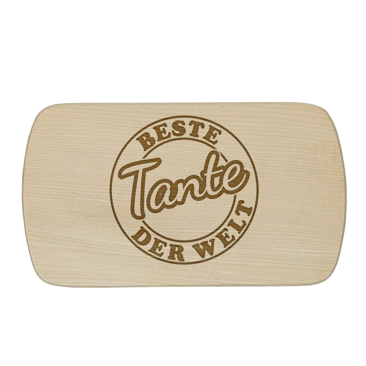Produktbild von Frühstücksbrettchen "Beste Tante" mit verschiedenen Motiven