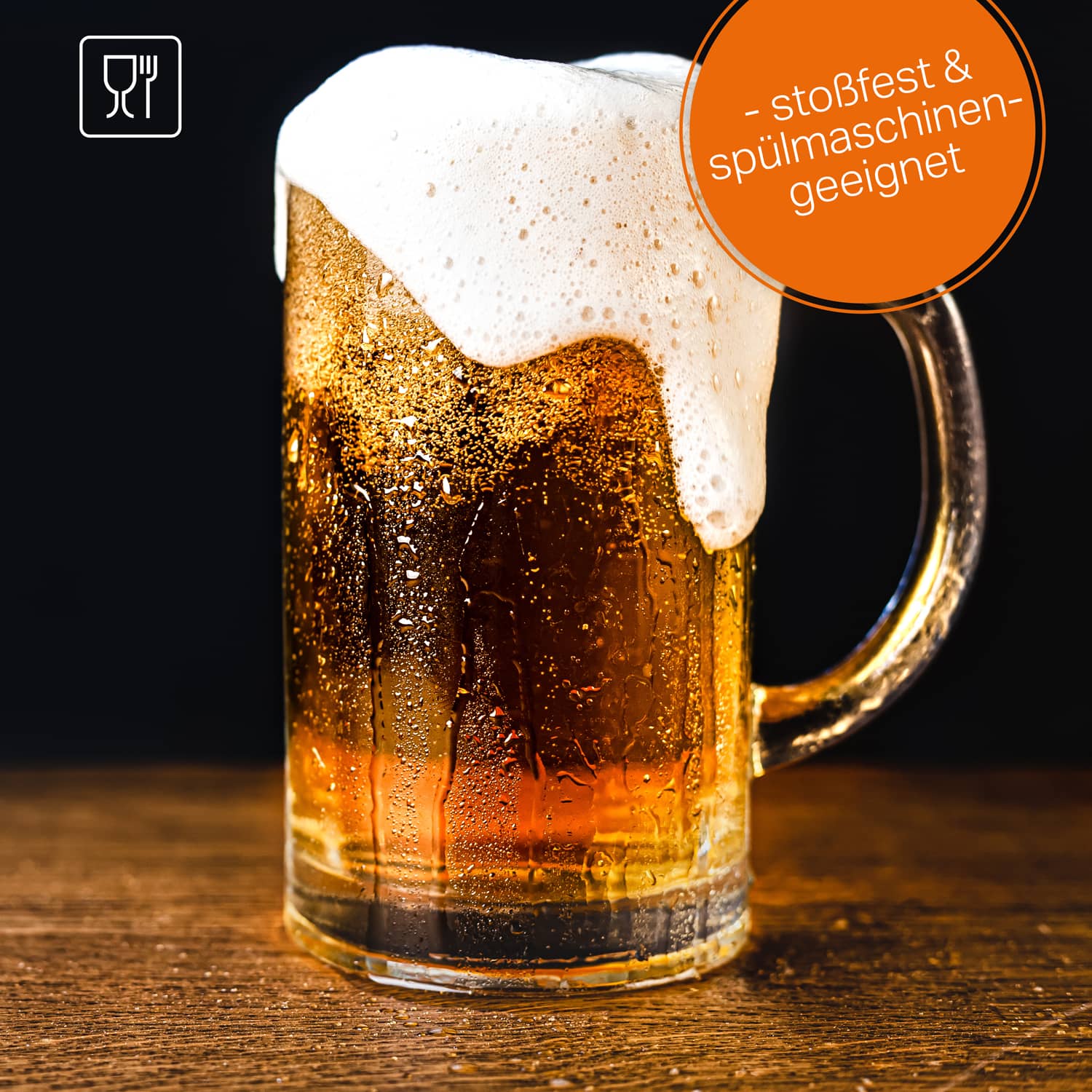 Brotzeit-Set Mit Personalisiertem Bierkrug & Frühstücksbrett - Gravur Mit Namen