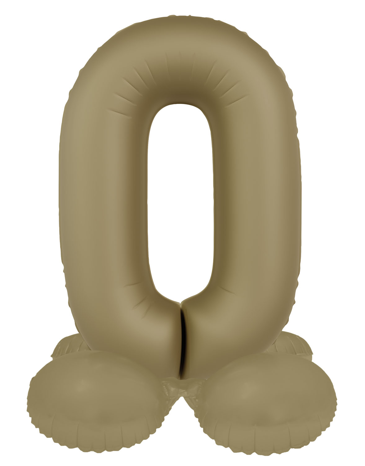 Produktbild von Stehende Zahlenluftballons Gold von 0 bis 9 - 72cm