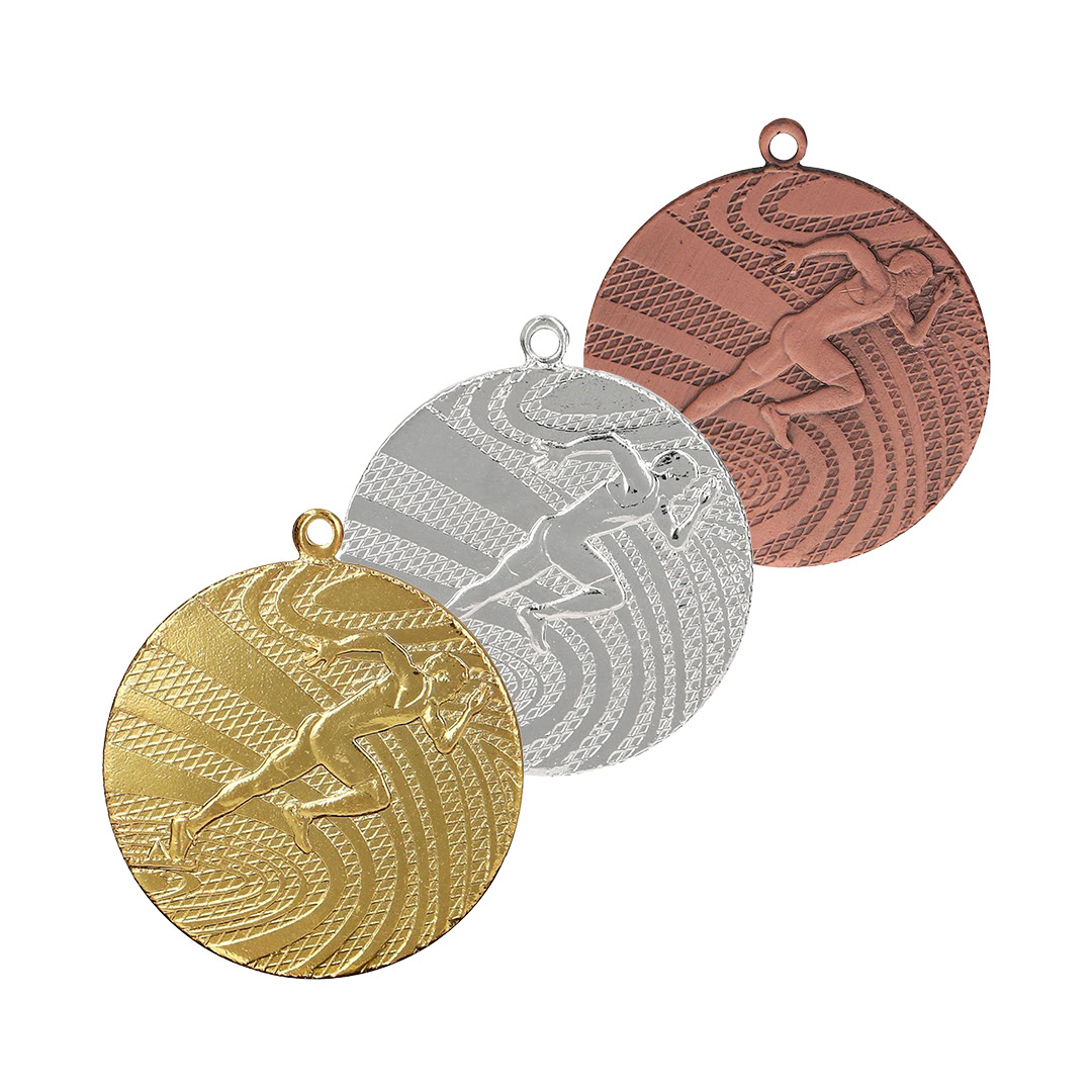 Produktbild von Laufsportmedaille "Cettia" Ø 50 mm inkl. Kordel