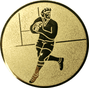 Emblem 25mm Footballer, gold