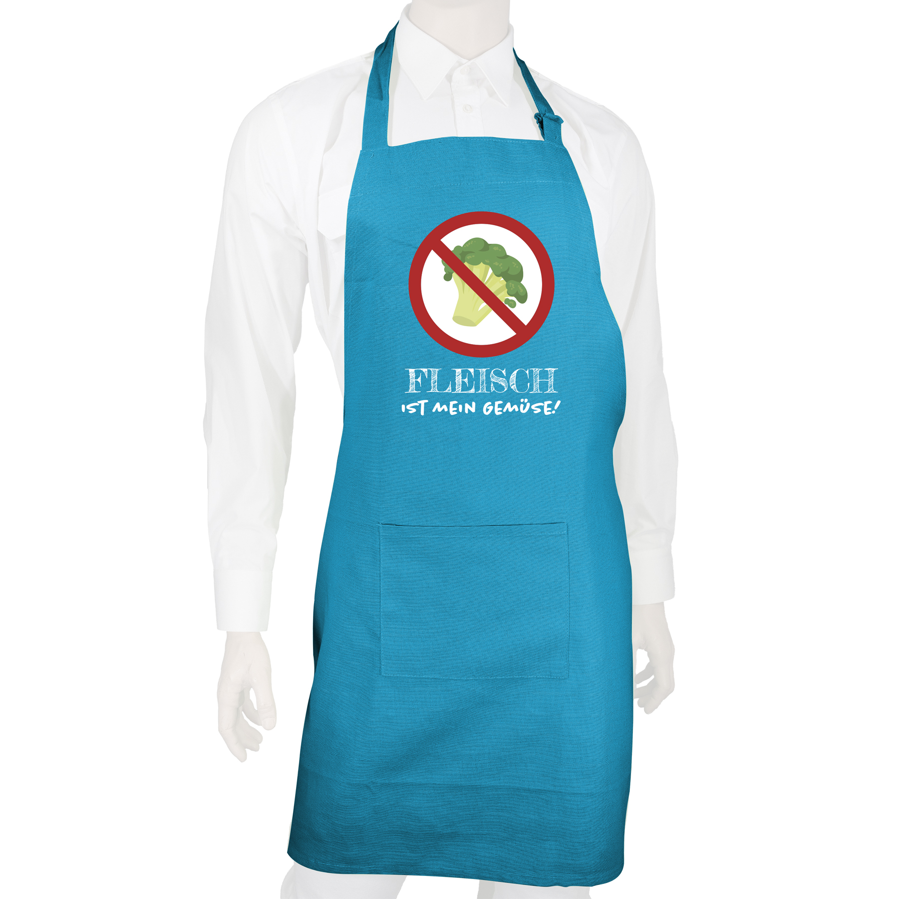 Hauptproduktbild von Grillschürze Kochschürze "Fleisch ist mein Gemüse"