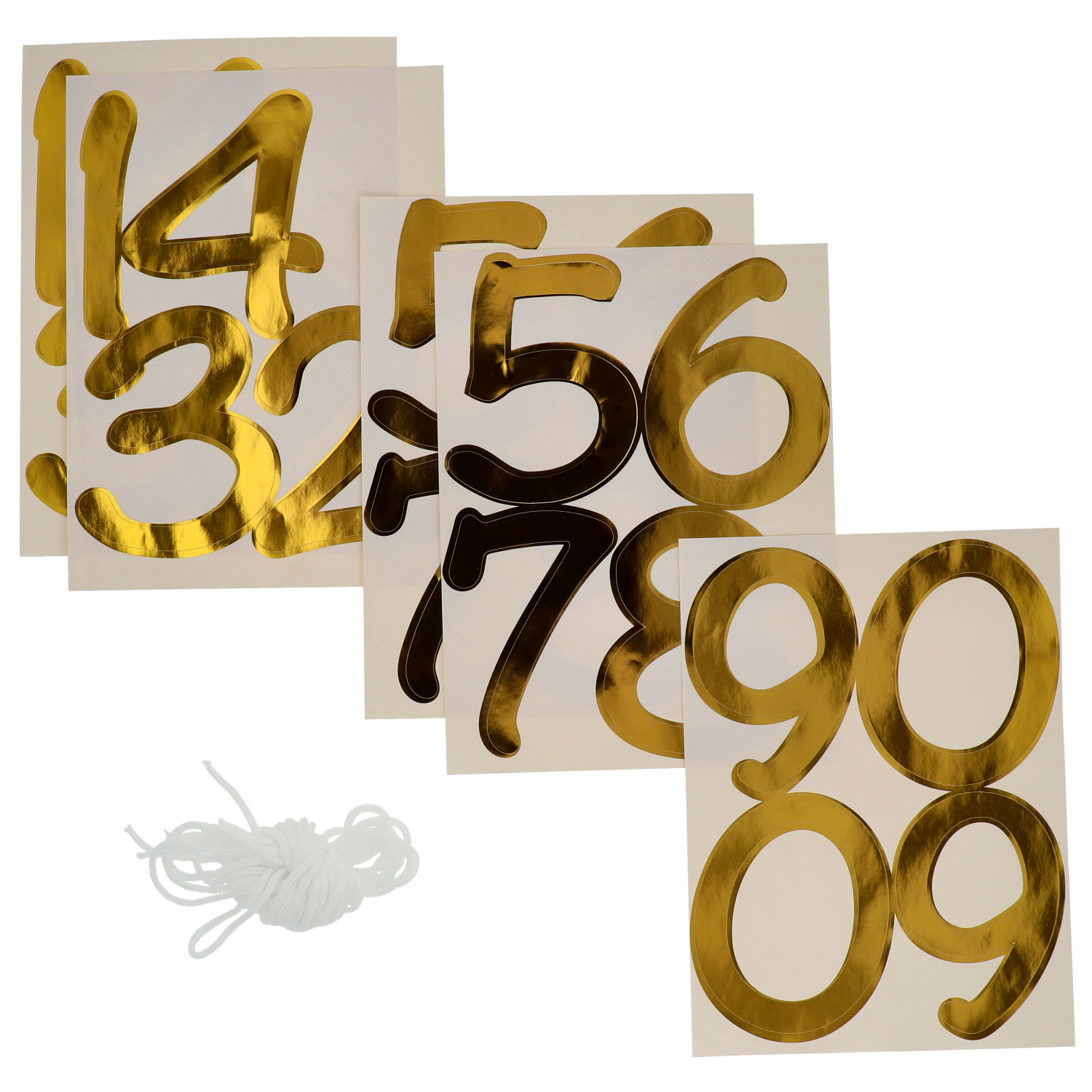 Produktbild 3 von Straßenbanner "Happy Birthday" – individuell mit Zahlenaufkleber