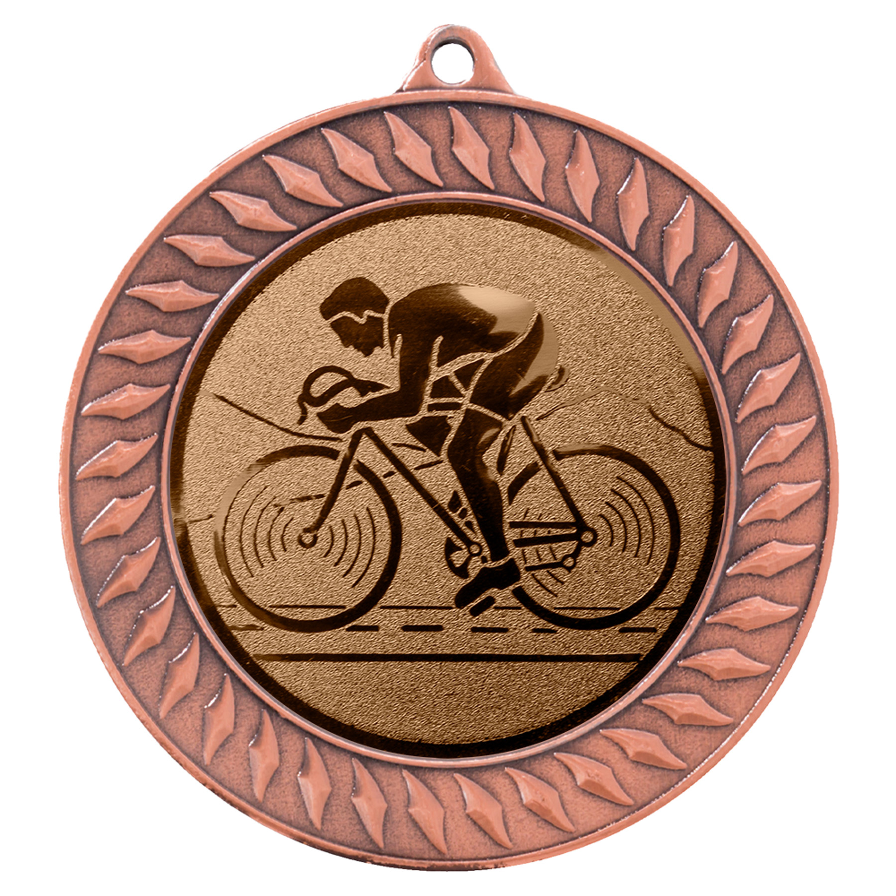 Produktbild von Radsportmedaille "Orchideen" Ø 70 mm inkl. Kordel