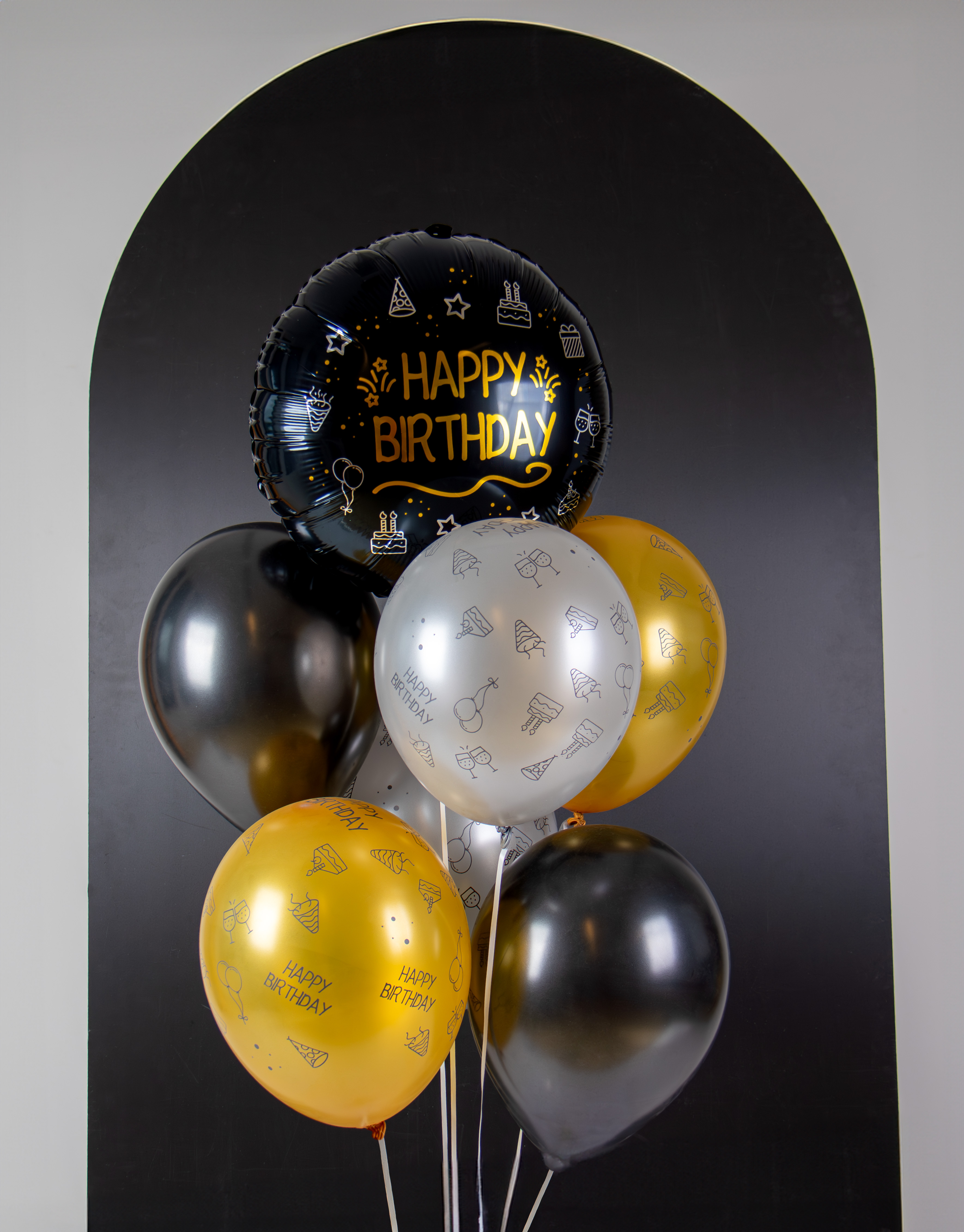 Produktbild 2 von Folienballon Happy Birthday - 45cm