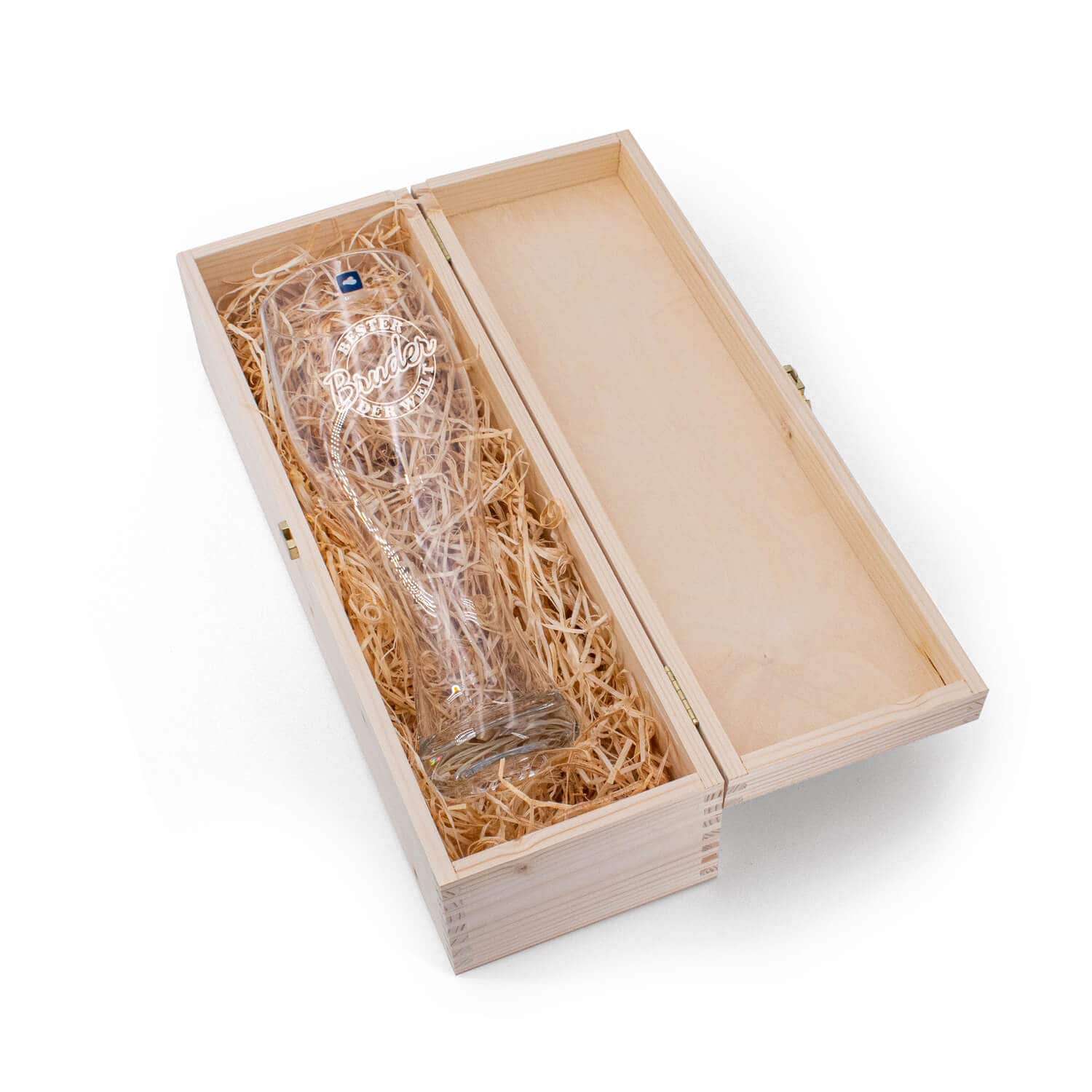 Produktbild 7 von Weizenglas 0,5l "Bester Bruder" mit Geschenkverpackung