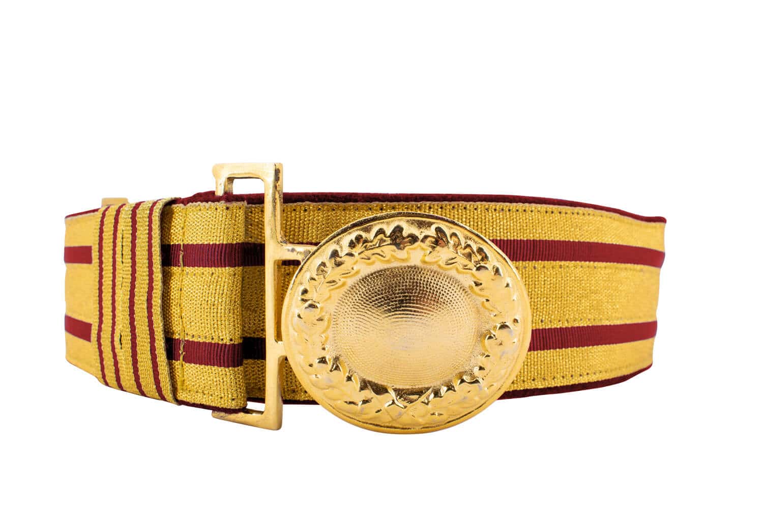 Produktbild 6 von Feldbinde gold mit roten Streifen (rot National)